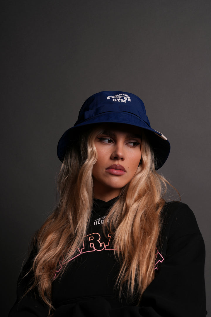 Powerhouse Of The Wolves Forever Boonie Bucket Hat in Darc Cobalt