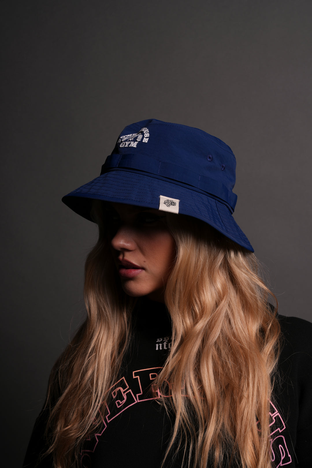 Powerhouse Of The Wolves Forever Boonie Bucket Hat in Darc Cobalt