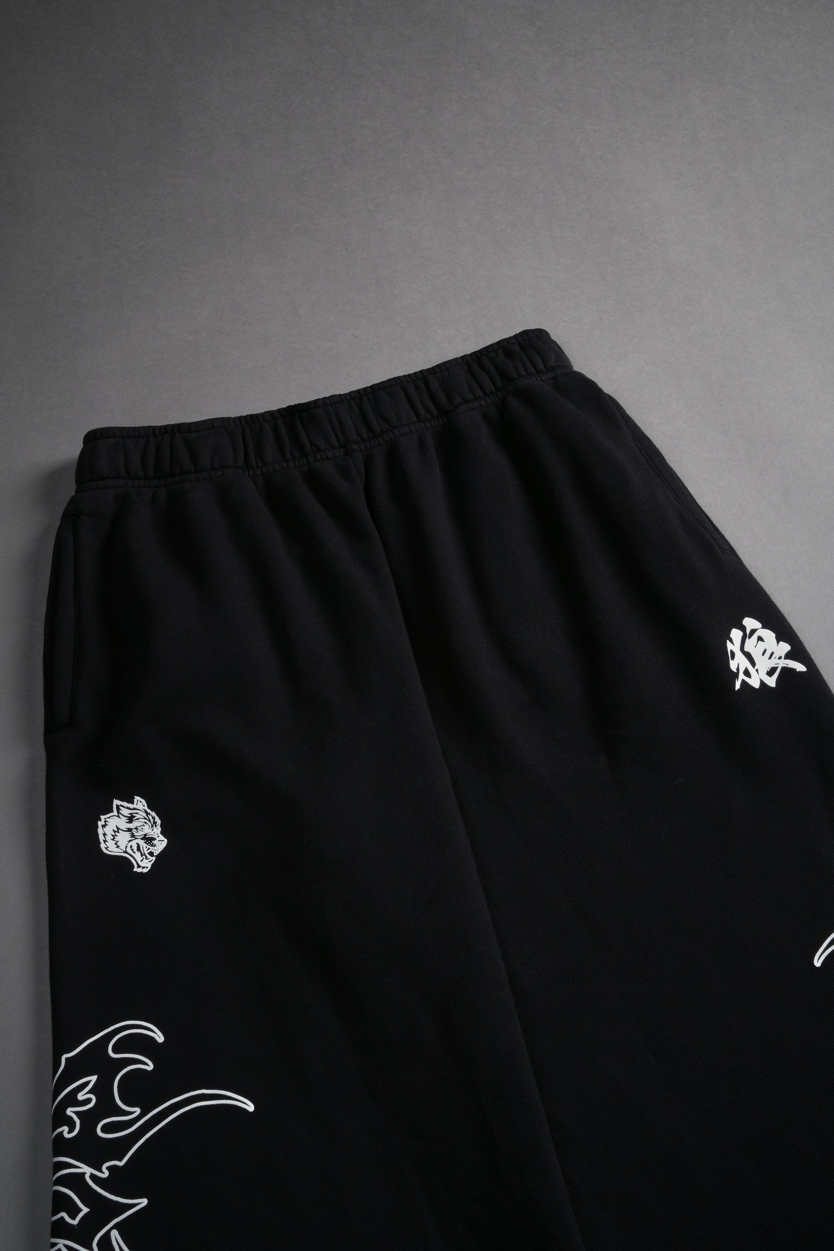 Ghost Flame Durst Sweats V2 in Black