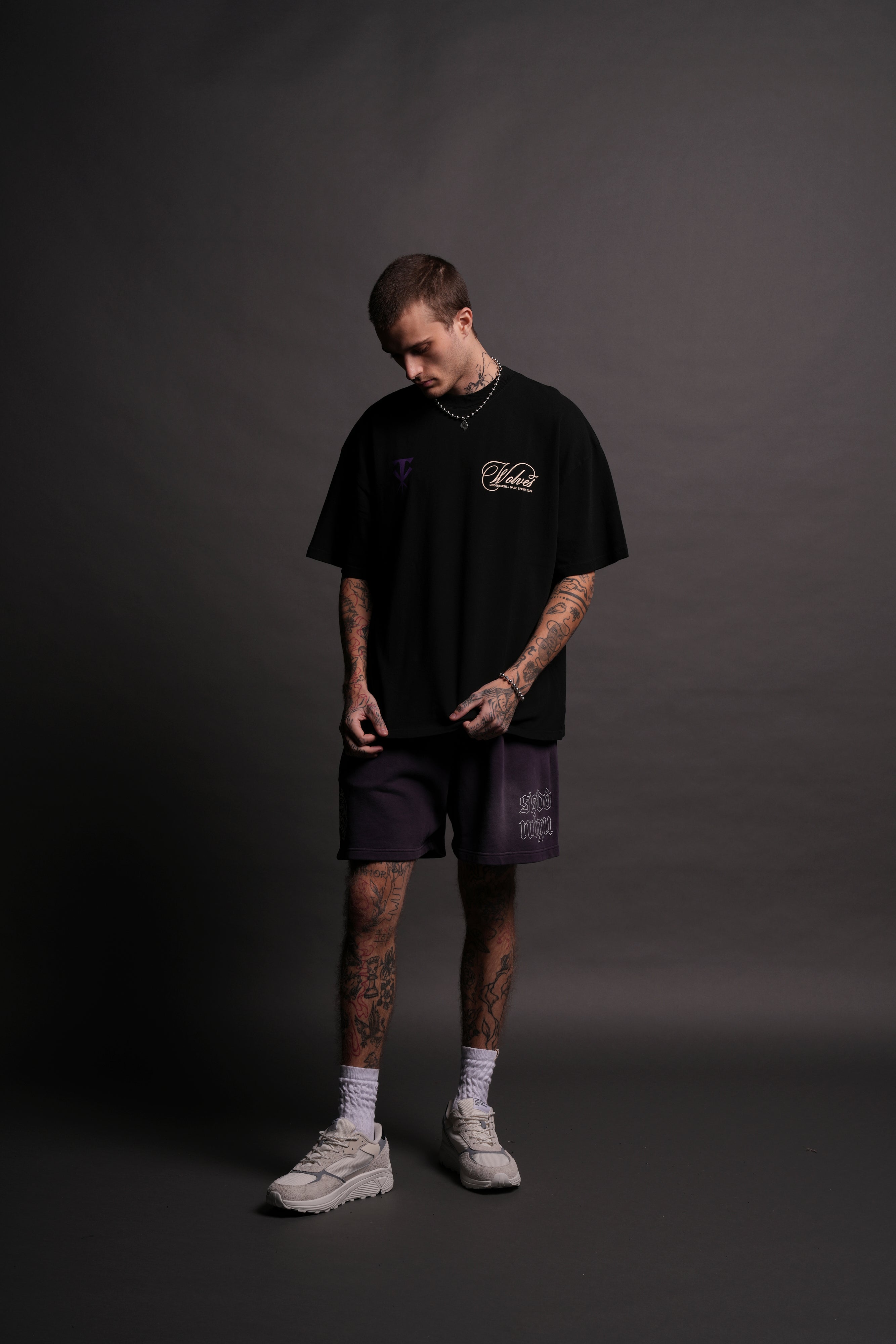 (1 OF 500) From The Grave "Premium" Oversized Tee in Black