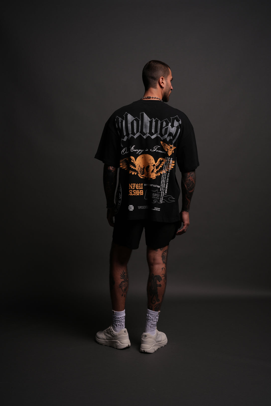 Free Will "Premium" Oversized Tee in Black