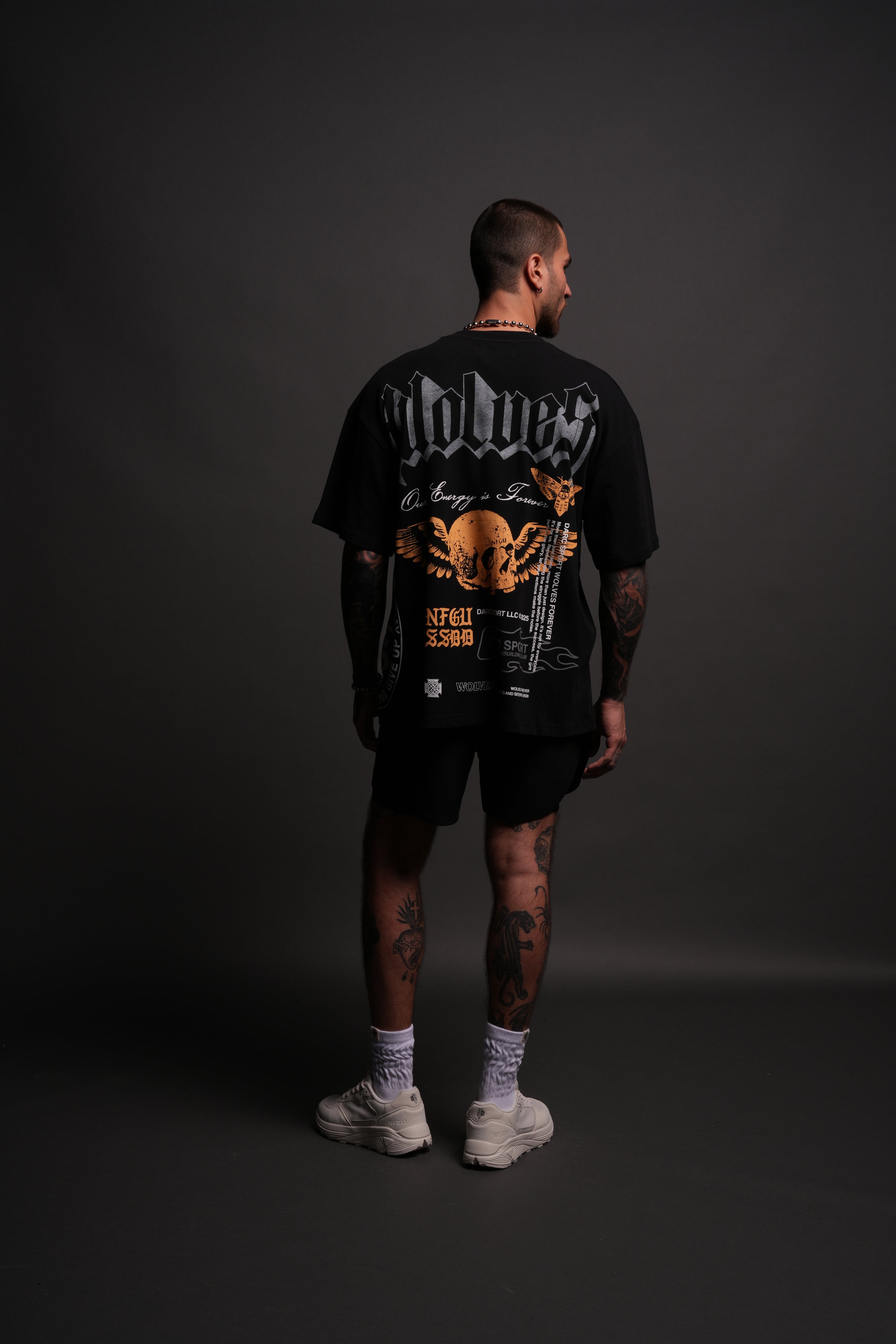 Free Will "Premium" Oversized Tee in Black