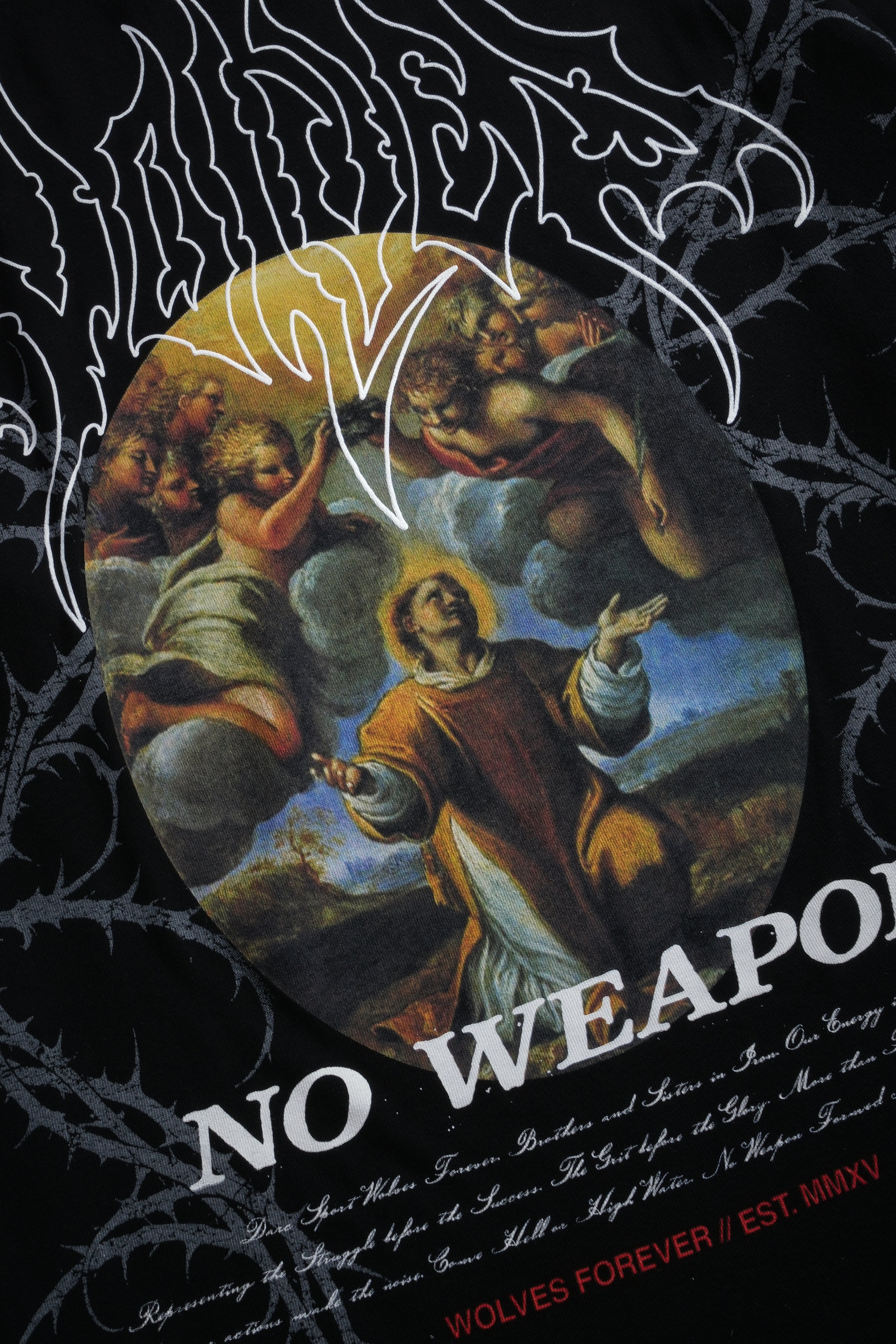 Beyond Premium Oversized Tee in Black