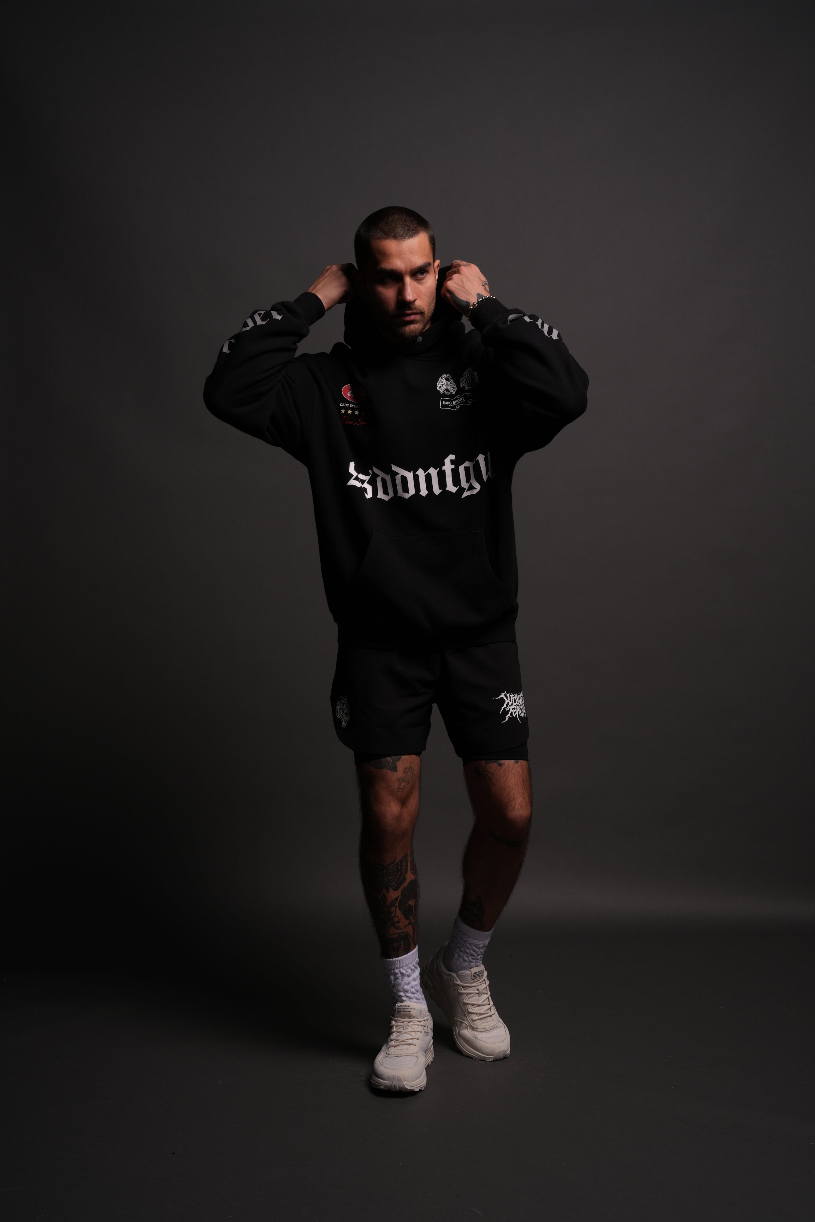 Us Forever "Pierce" Hoodie in Black