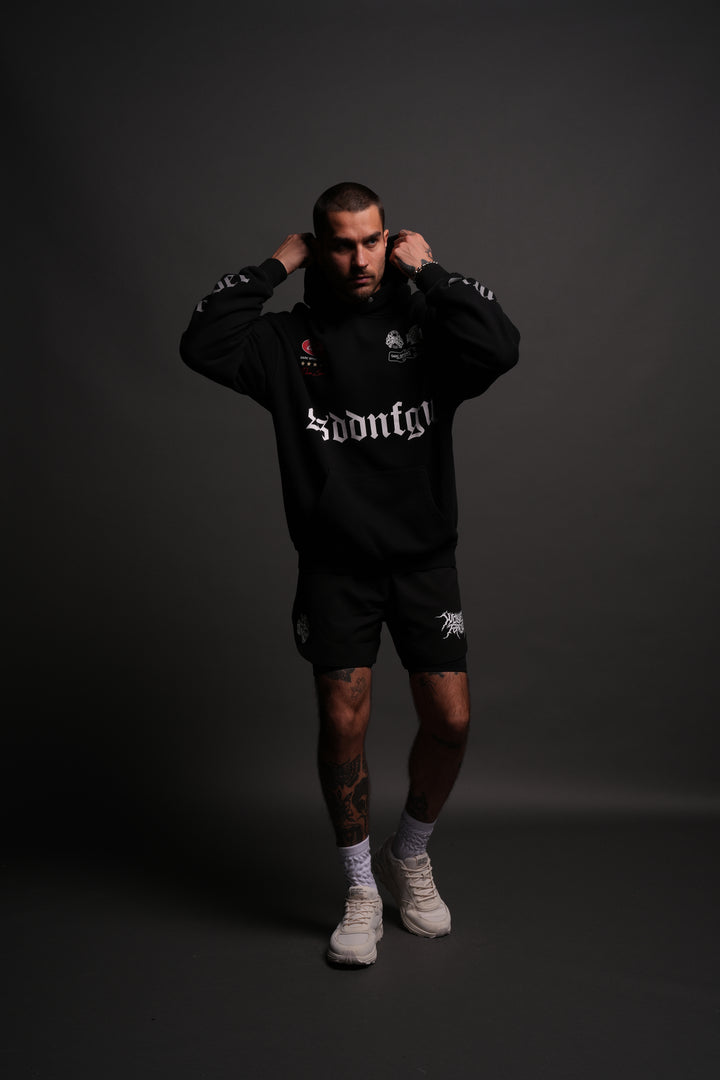 Us Forever "Pierce" Hoodie in Black