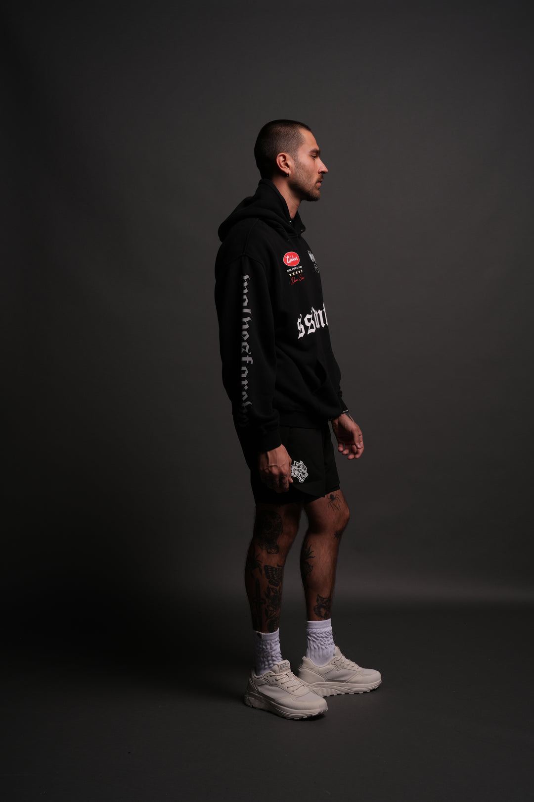 Us Forever "Pierce" Hoodie in Black