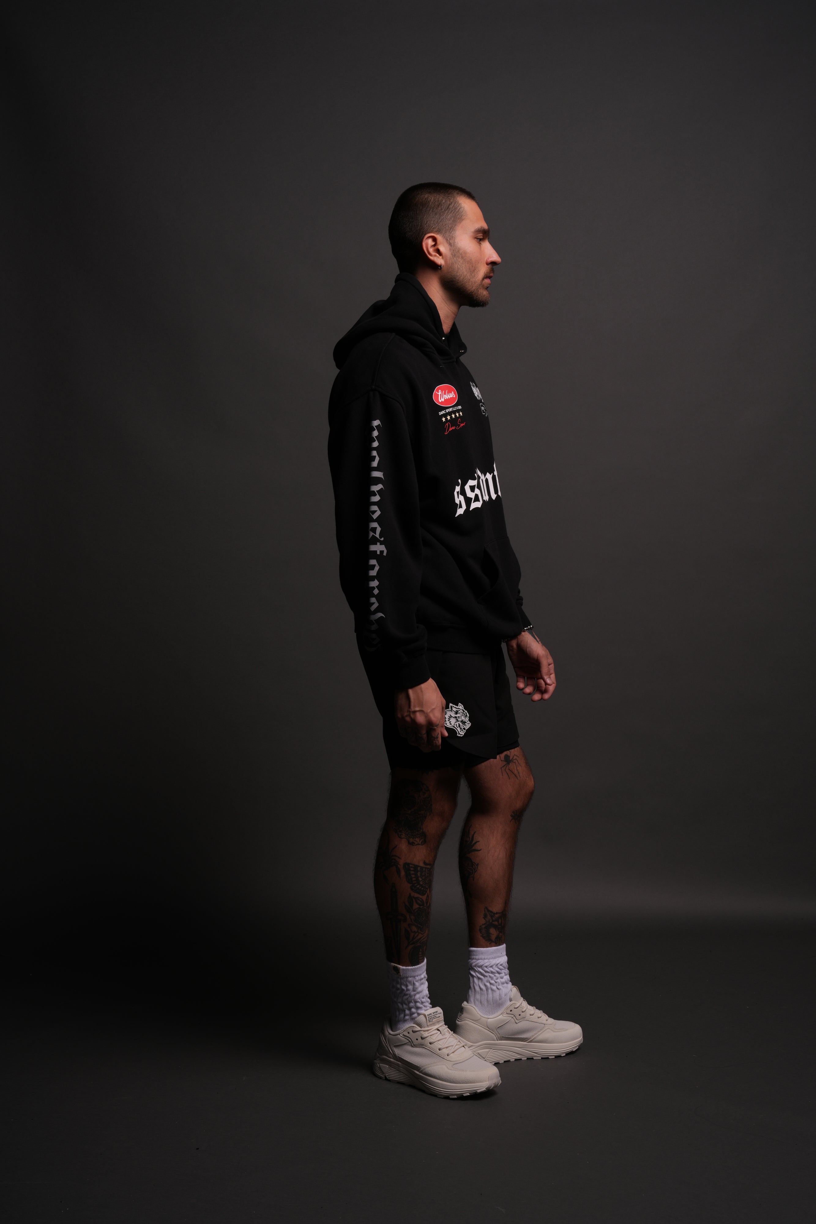 Us Forever "Pierce" Hoodie in Black