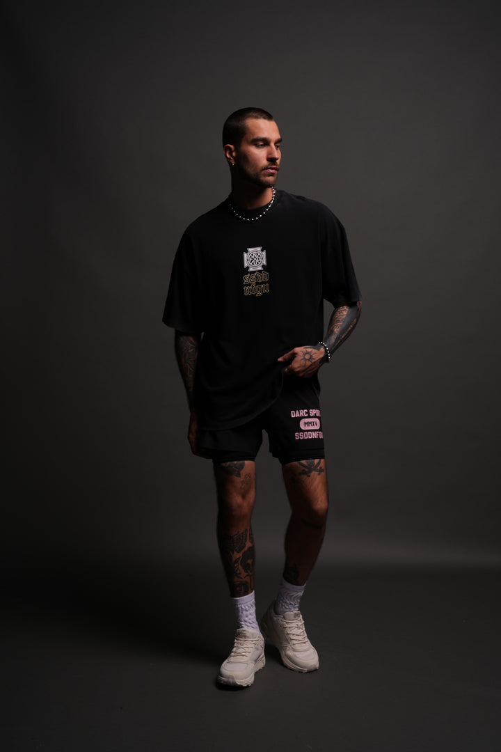 Resilient "Premium" Oversized Tee in Black