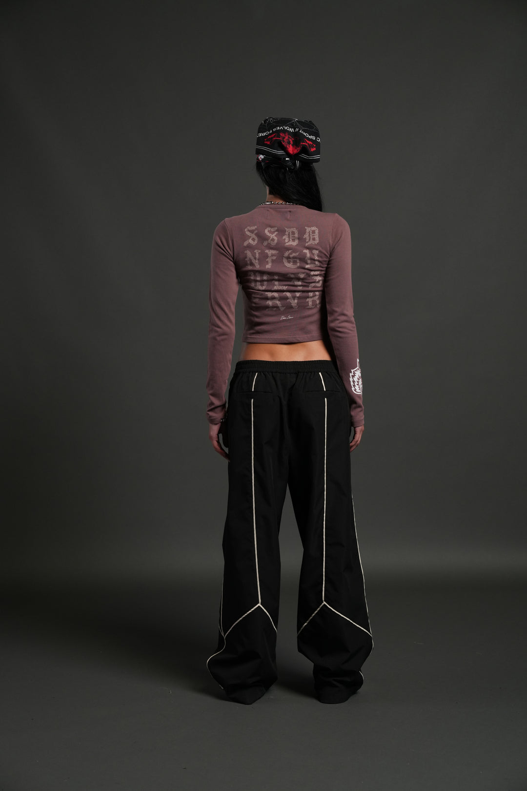 Stone Code L/S "Baby" Tee in Mauve