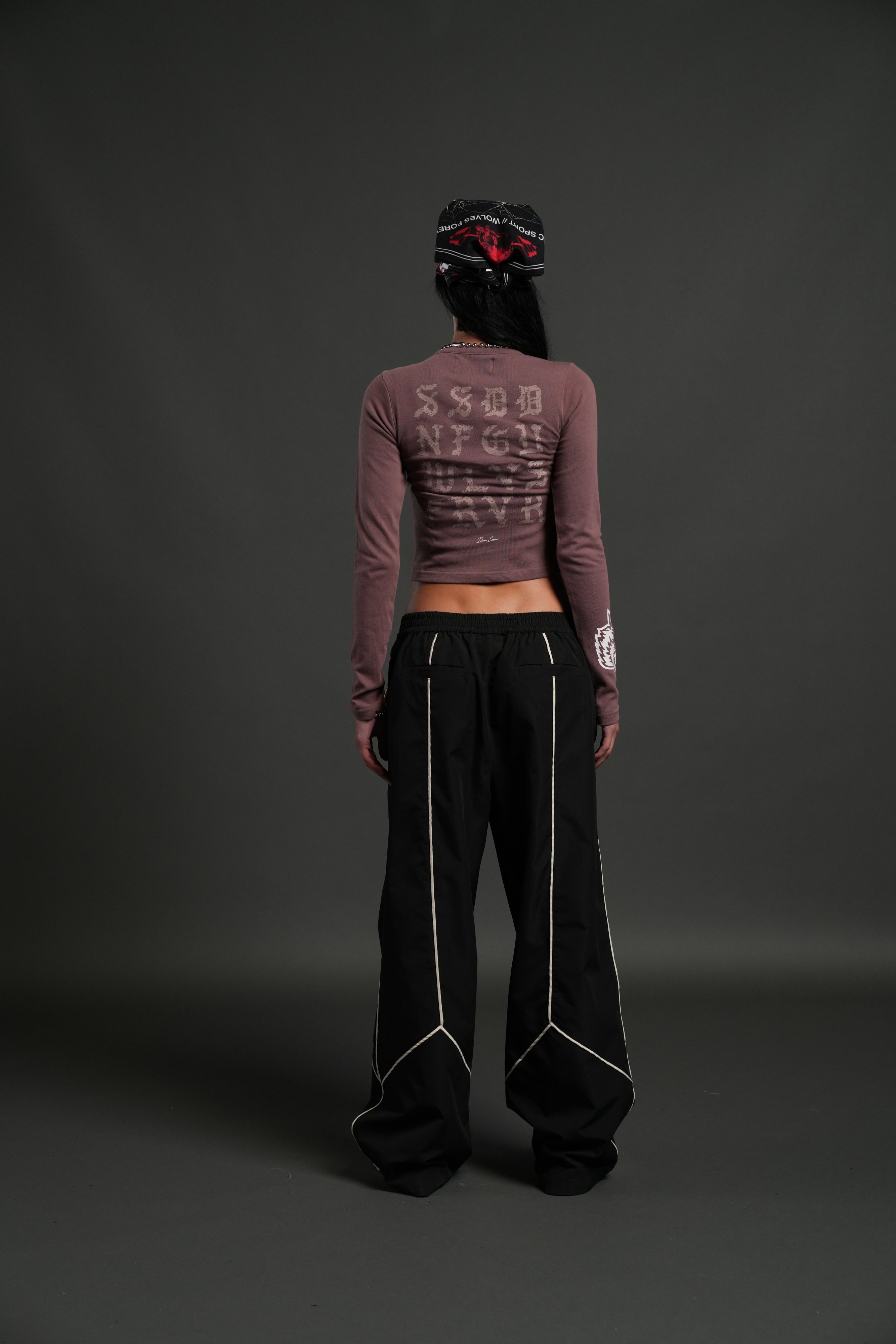 Stone Code L/S "Baby" Tee in Mauve