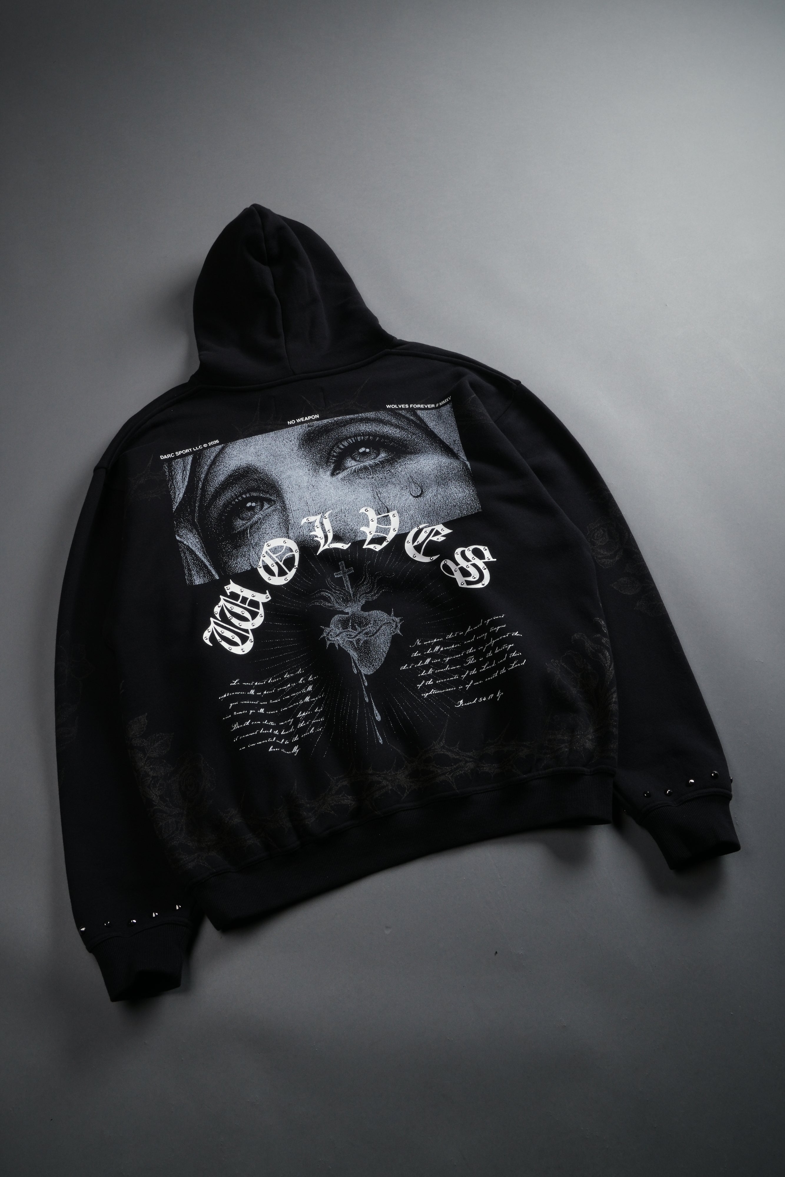 Sanctified "Pierce" Hoodie in Black