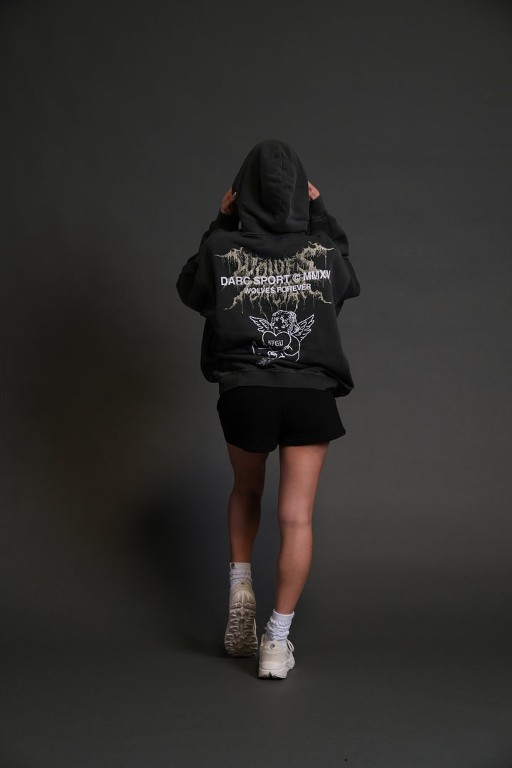 Cherub Core "Pierce" Hoodie in Wolf Gray