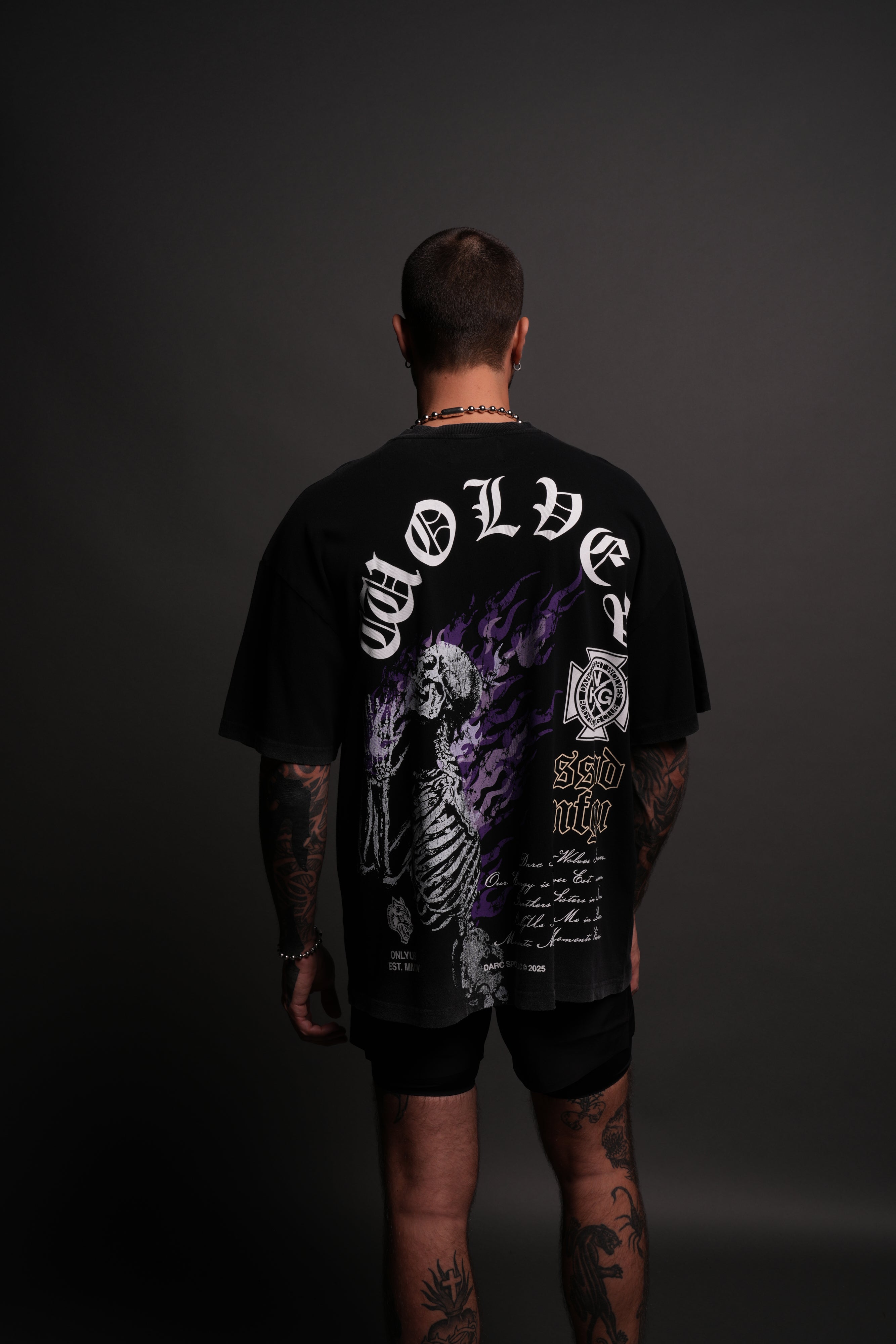 Resilient "Premium" Oversized Tee in Black