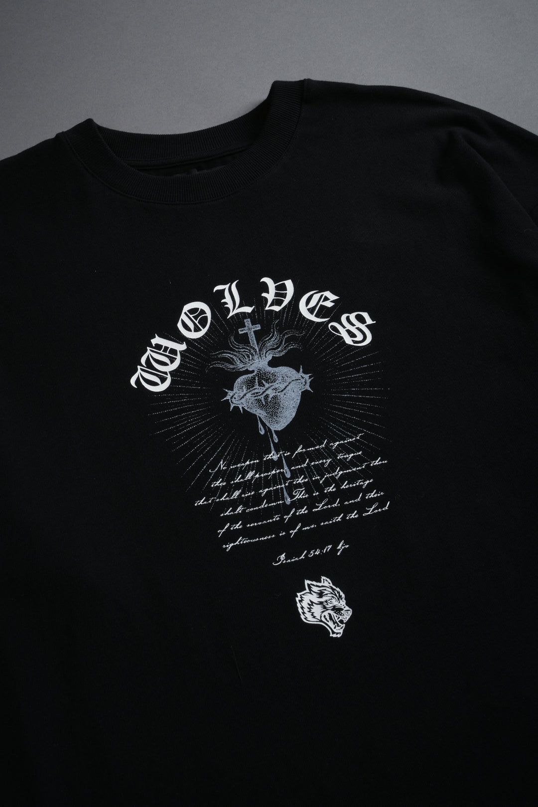 Sanctified Premium Oversized Tee in Black