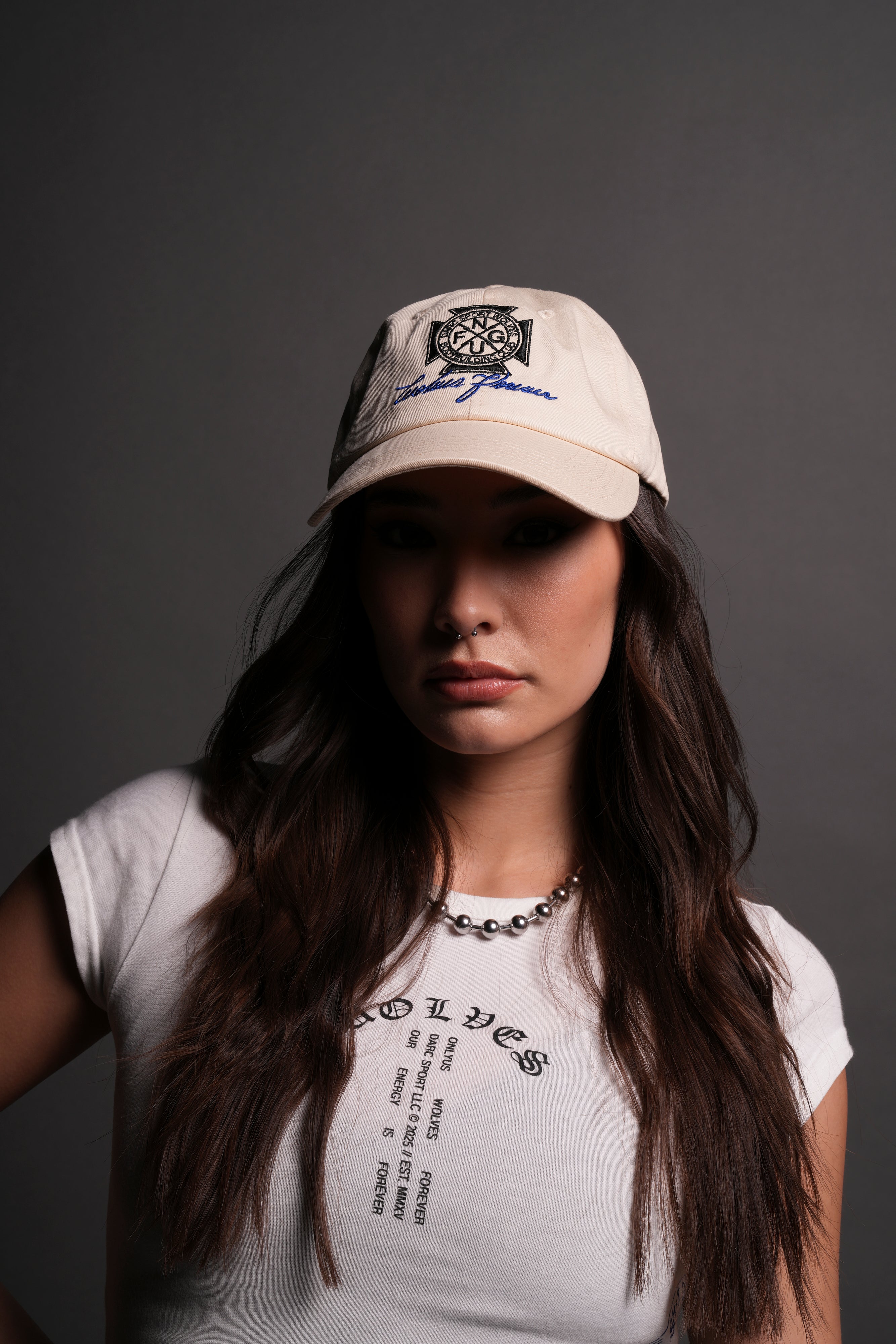 ◆FOLNUA◆ RAILWAY BALL CAP 2COLOR F24FWFSHT02 Our Fire Dad Hat V2 in Cream – DarcSport