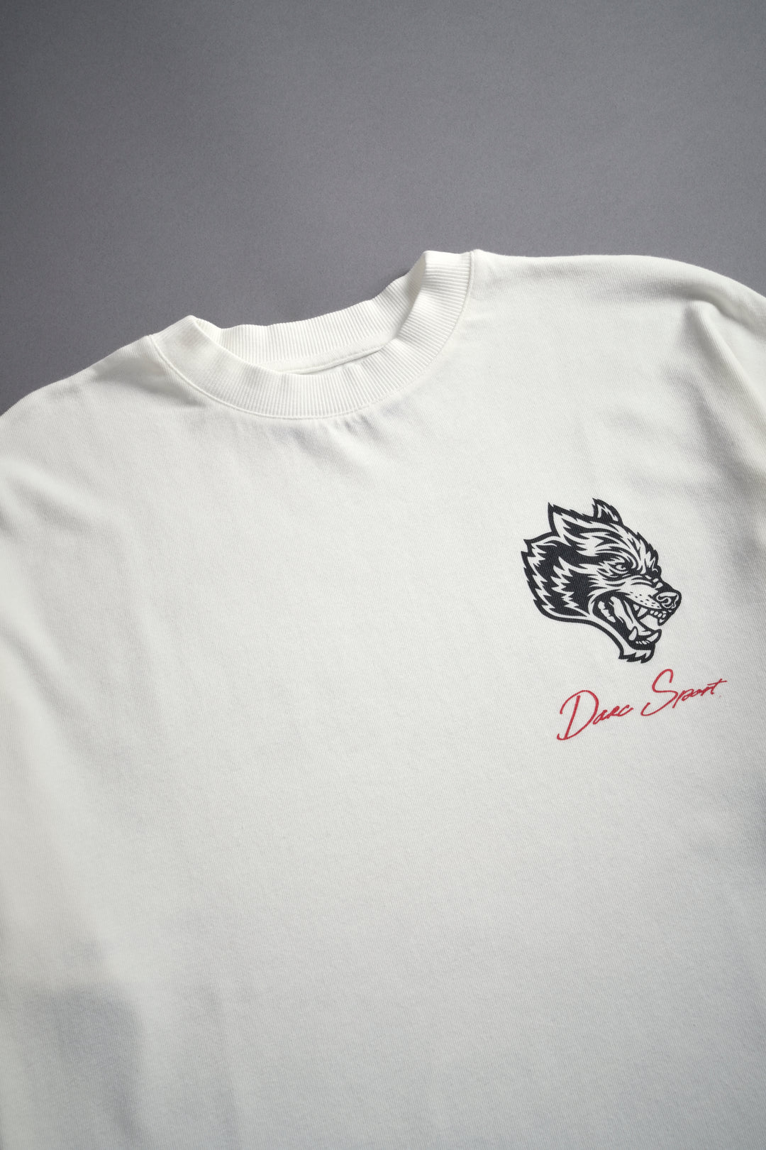 Queen's Shadow "Pump Cover" Tee in Cream