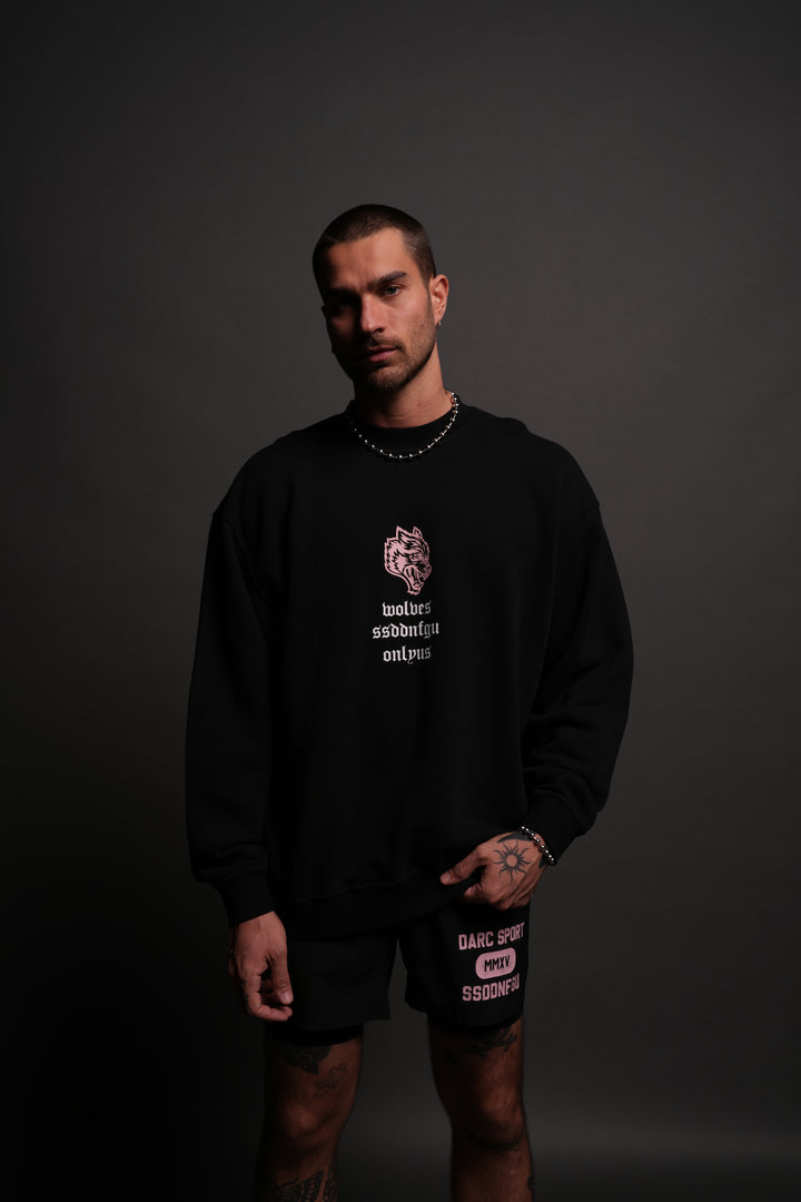 Desert Howl London Crewneck in Black