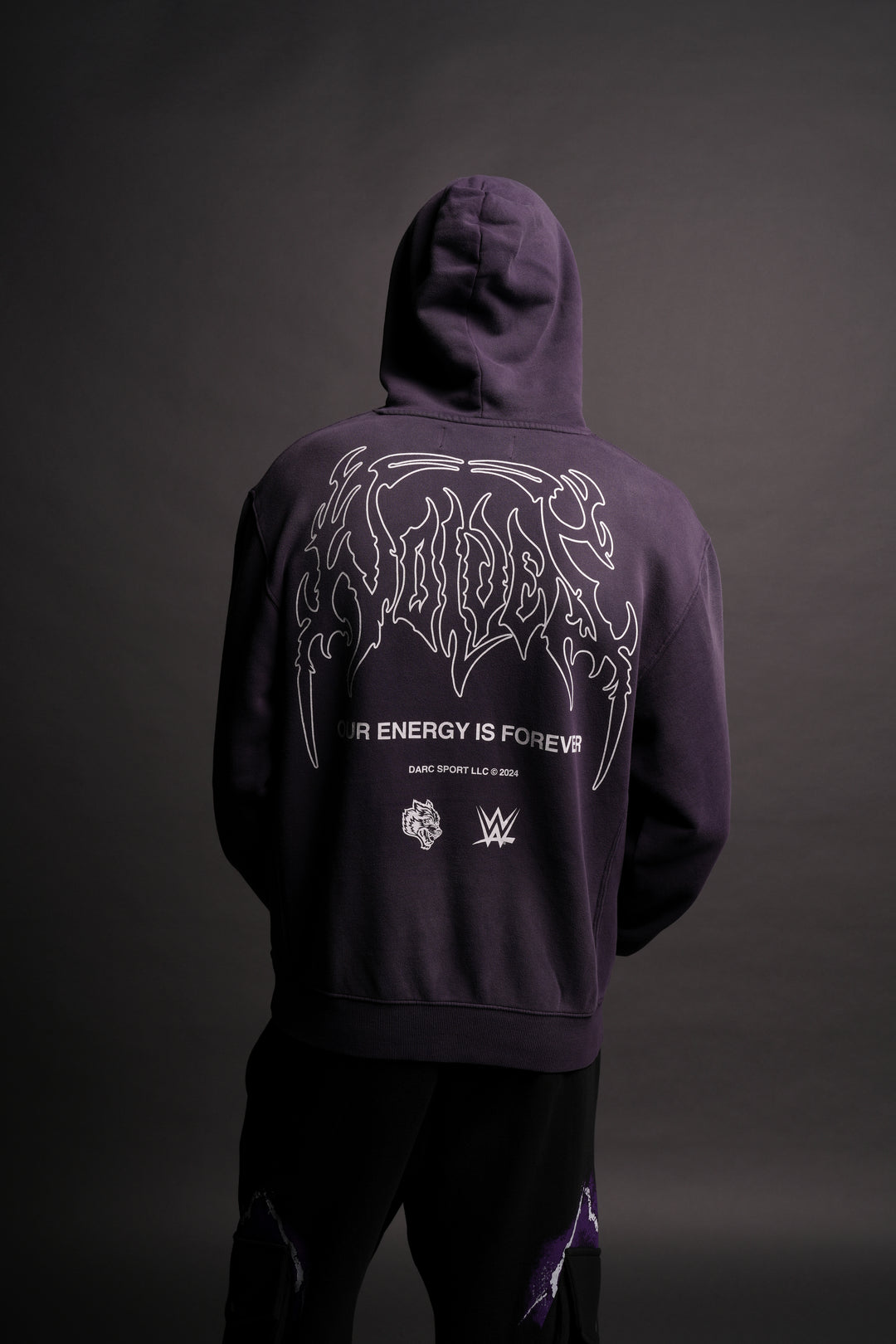 Moth Forever "Dakota" Hoodie in Phantom Purple Sun Fade