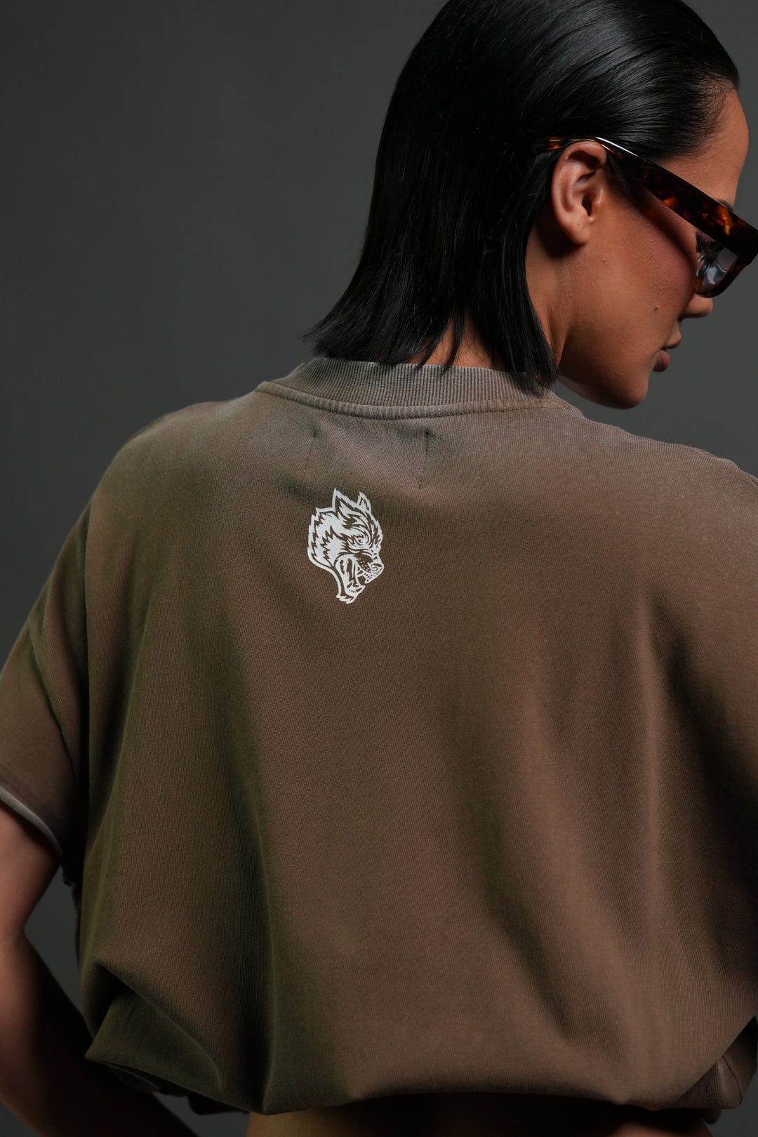 Hell is Real "Premium" Cap Sleeve Tee in Desert Dust