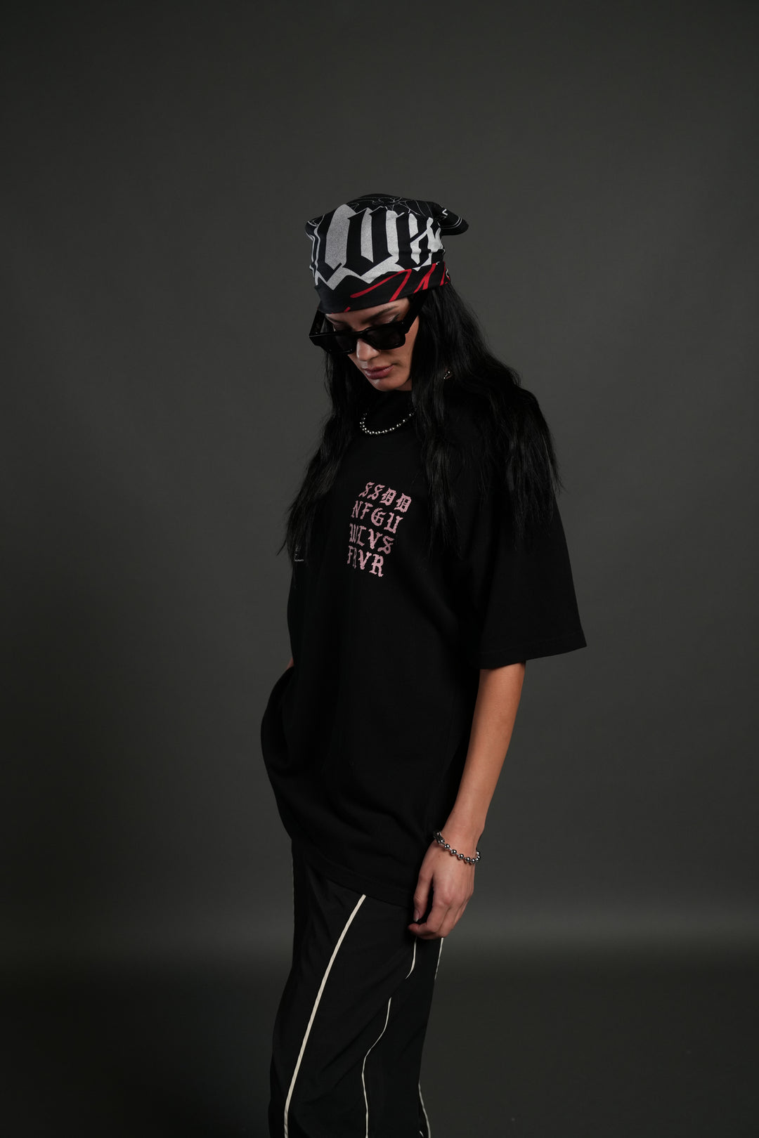 Stone Code "Pump Cover" Tee in Black