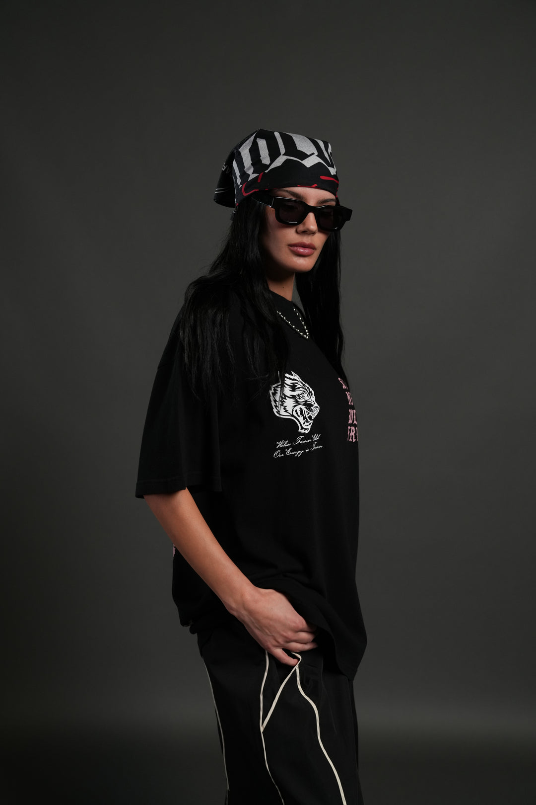 Stone Code "Pump Cover" Tee in Black