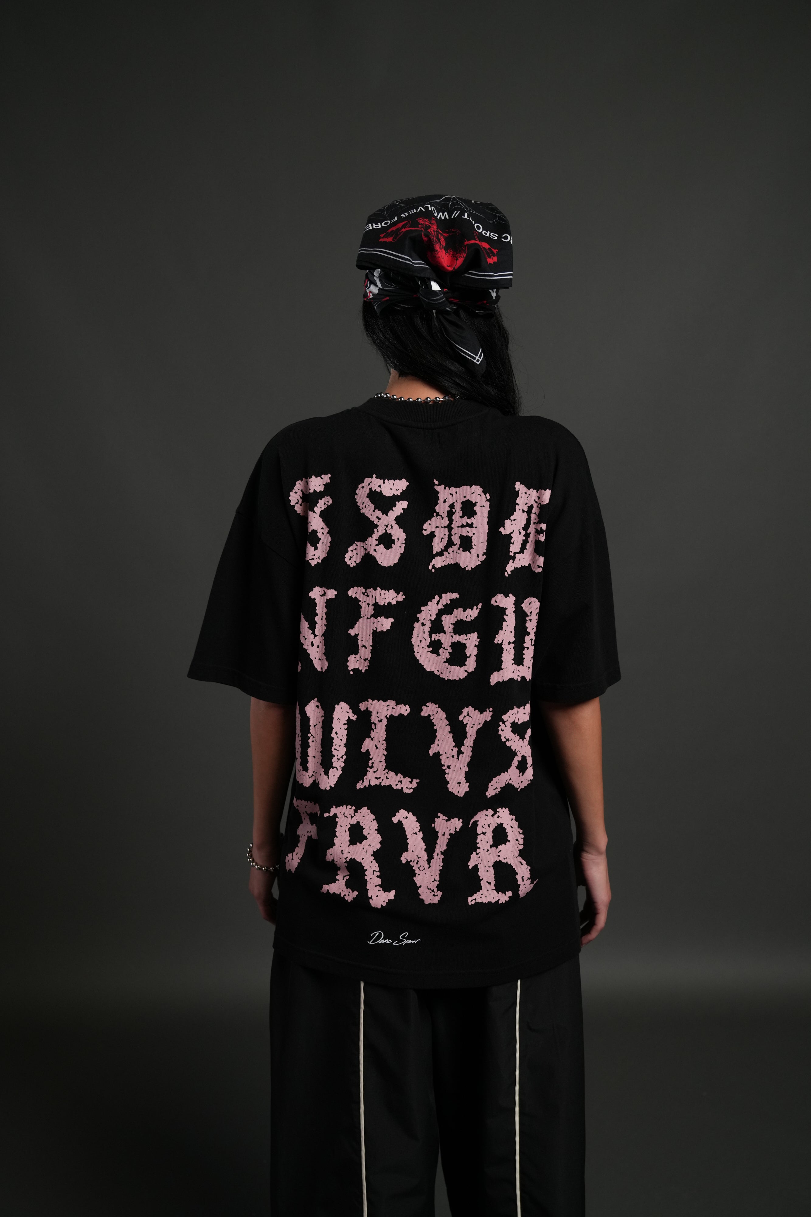 Stone Code "Pump Cover" Tee in Black