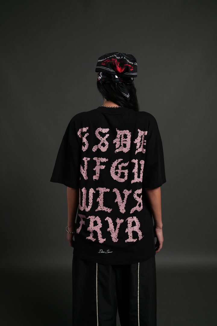 Stone Code "Pump Cover" Tee in Black