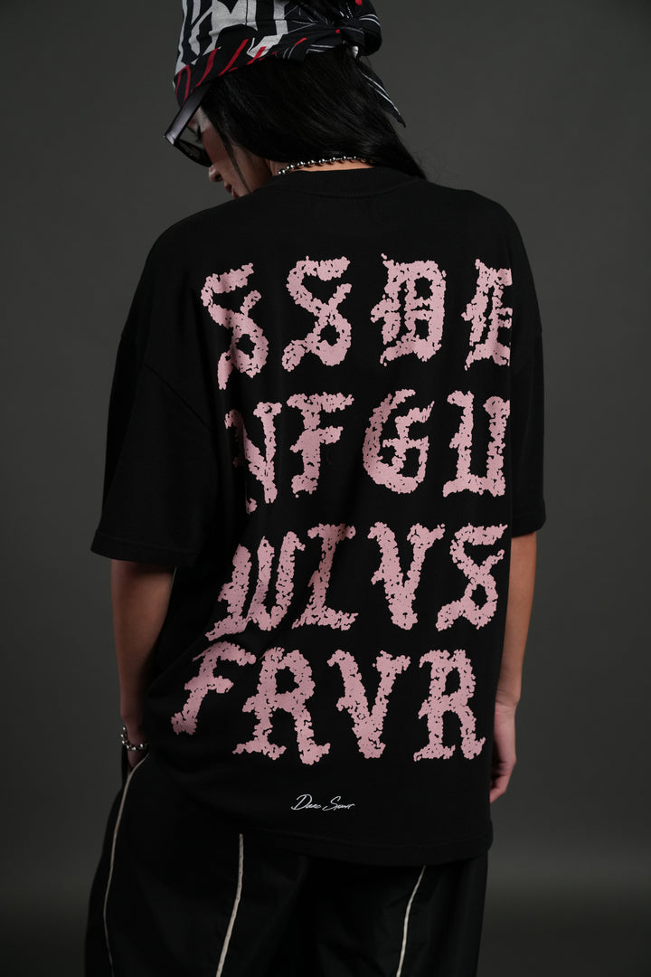 Stone Code "Pump Cover" Tee in Black