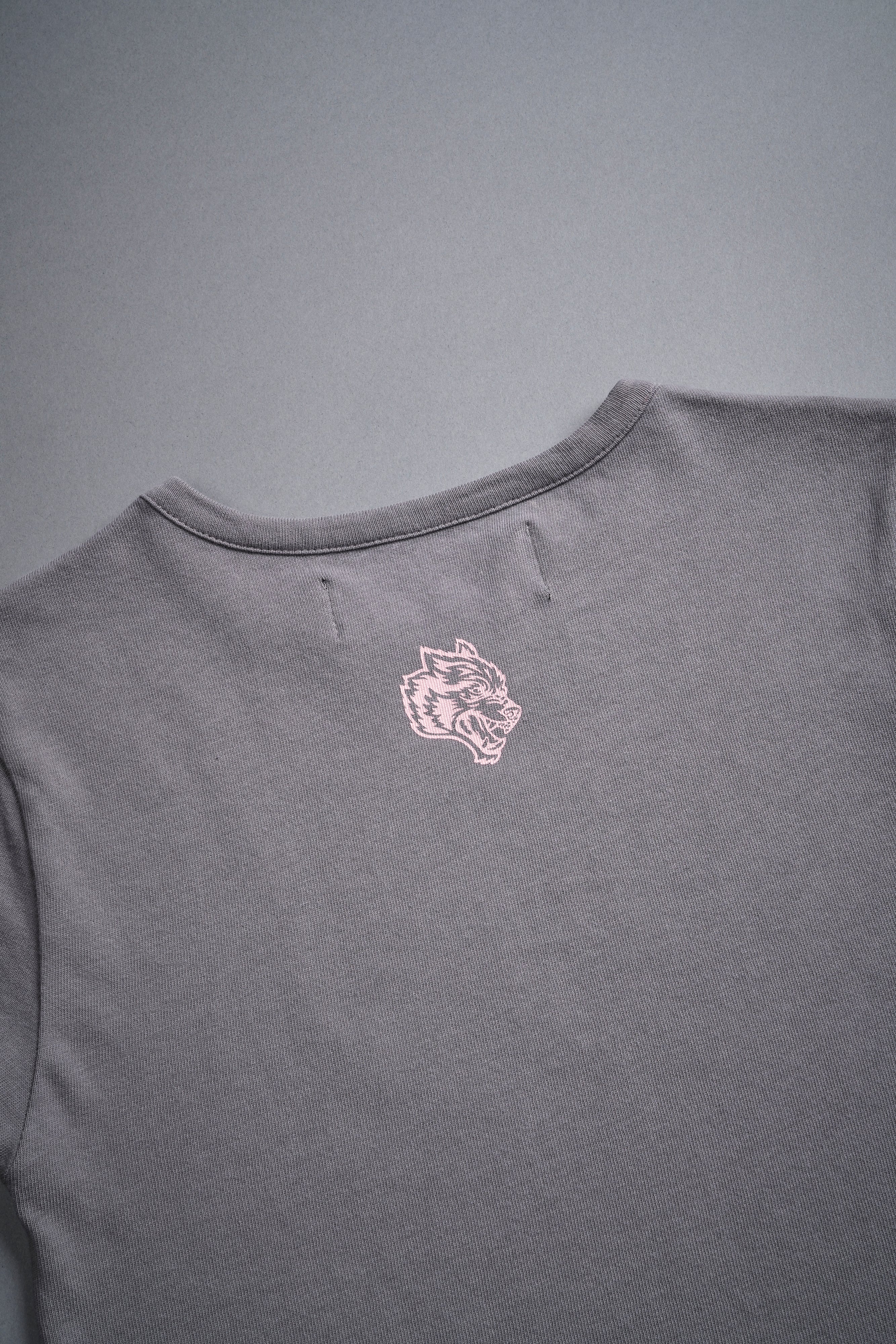 Cherub and the Skull "Baby" Tee in Dove Gray