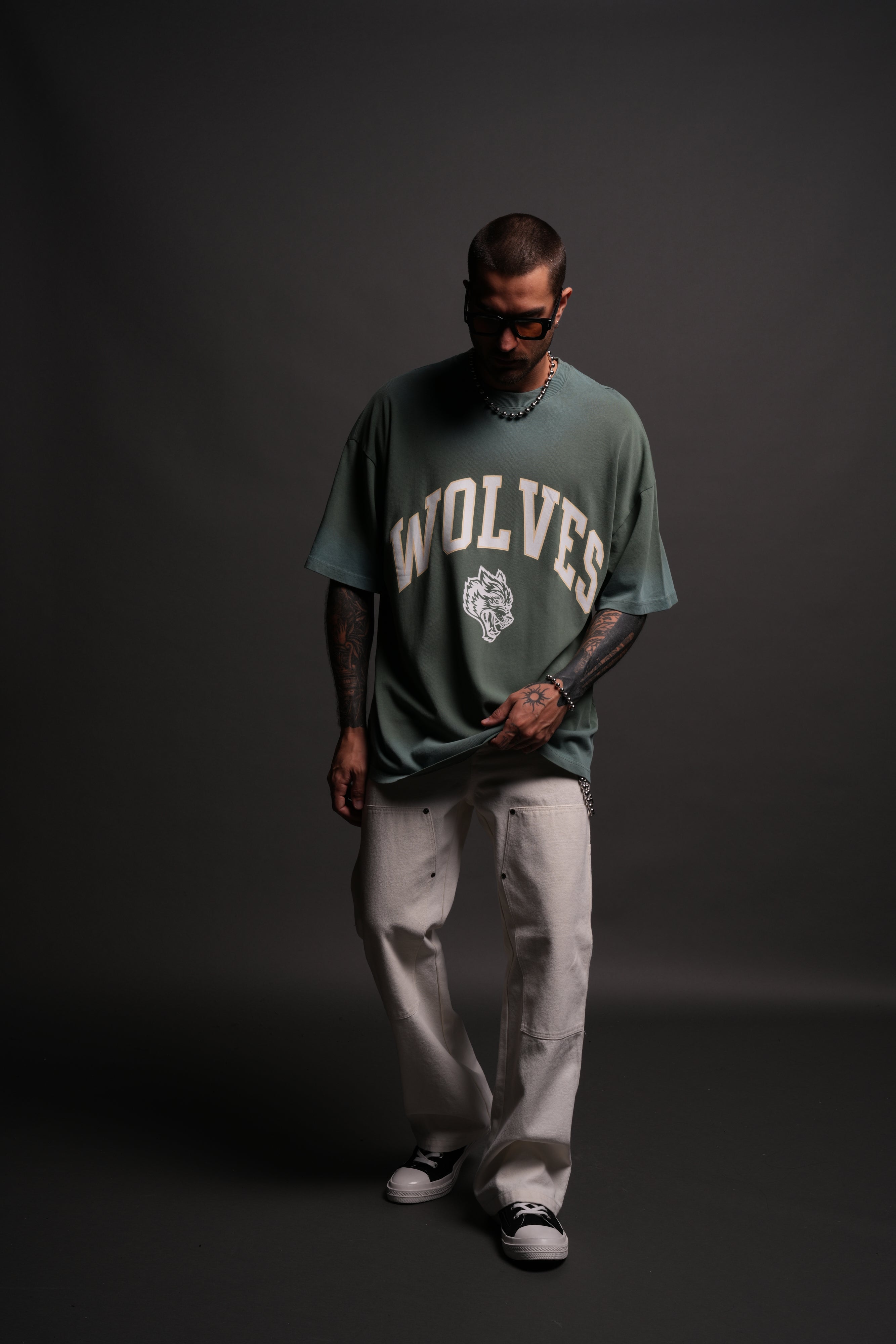 Loyalty "Premium" Unisex Tee in Hunter Green Driftwash