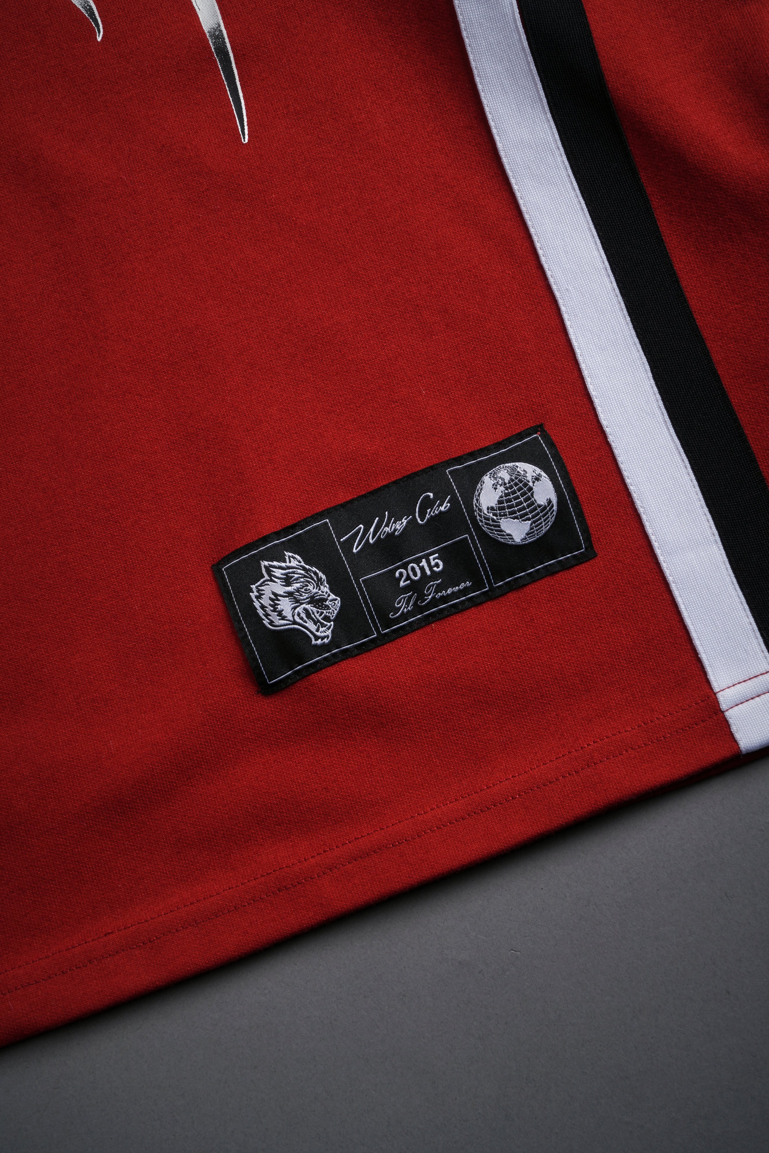 Rule The Galaxy Bailey Motocross Jersey in Roman Red