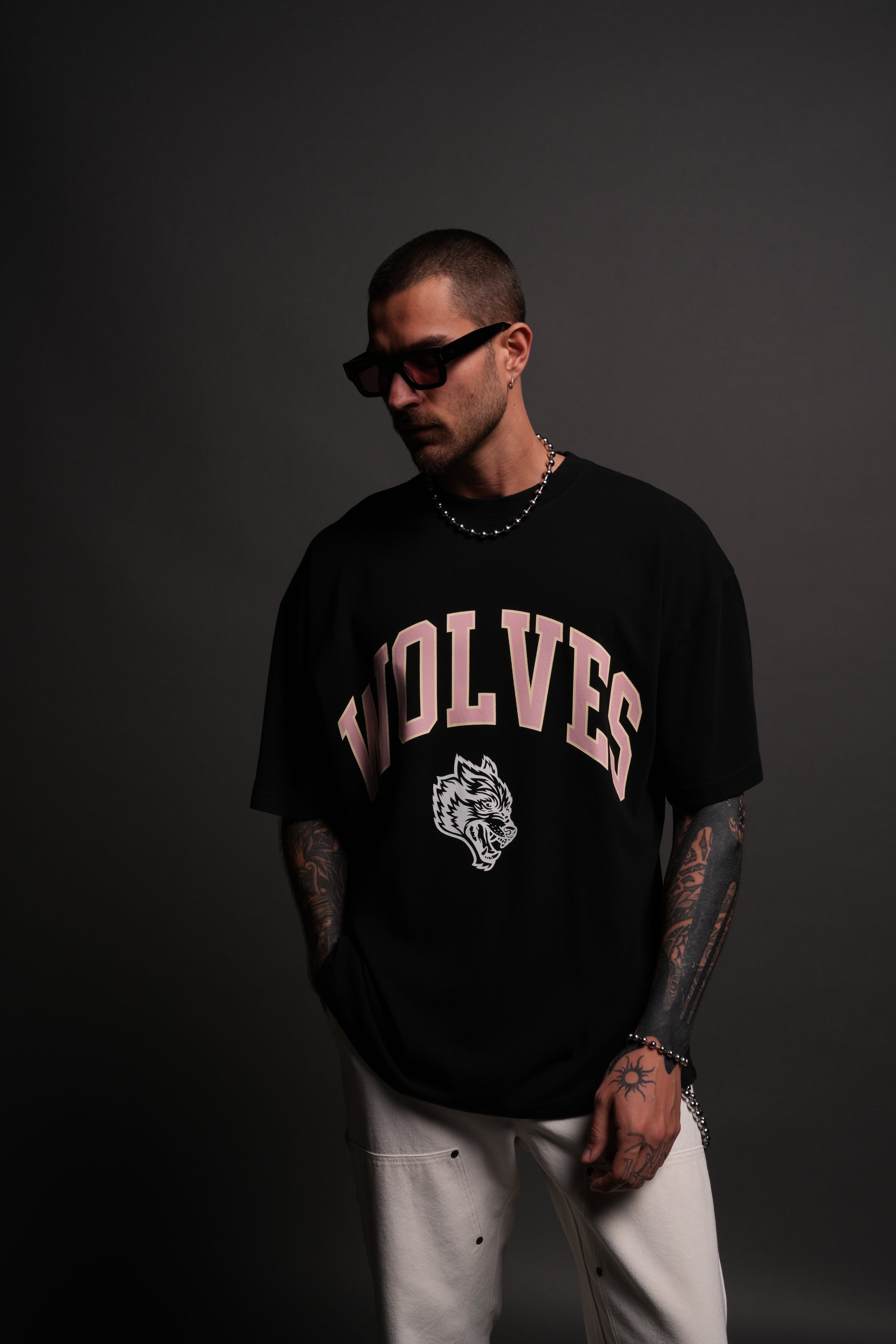 Loyalty "Premium" Unisex Tee in Black/Pink