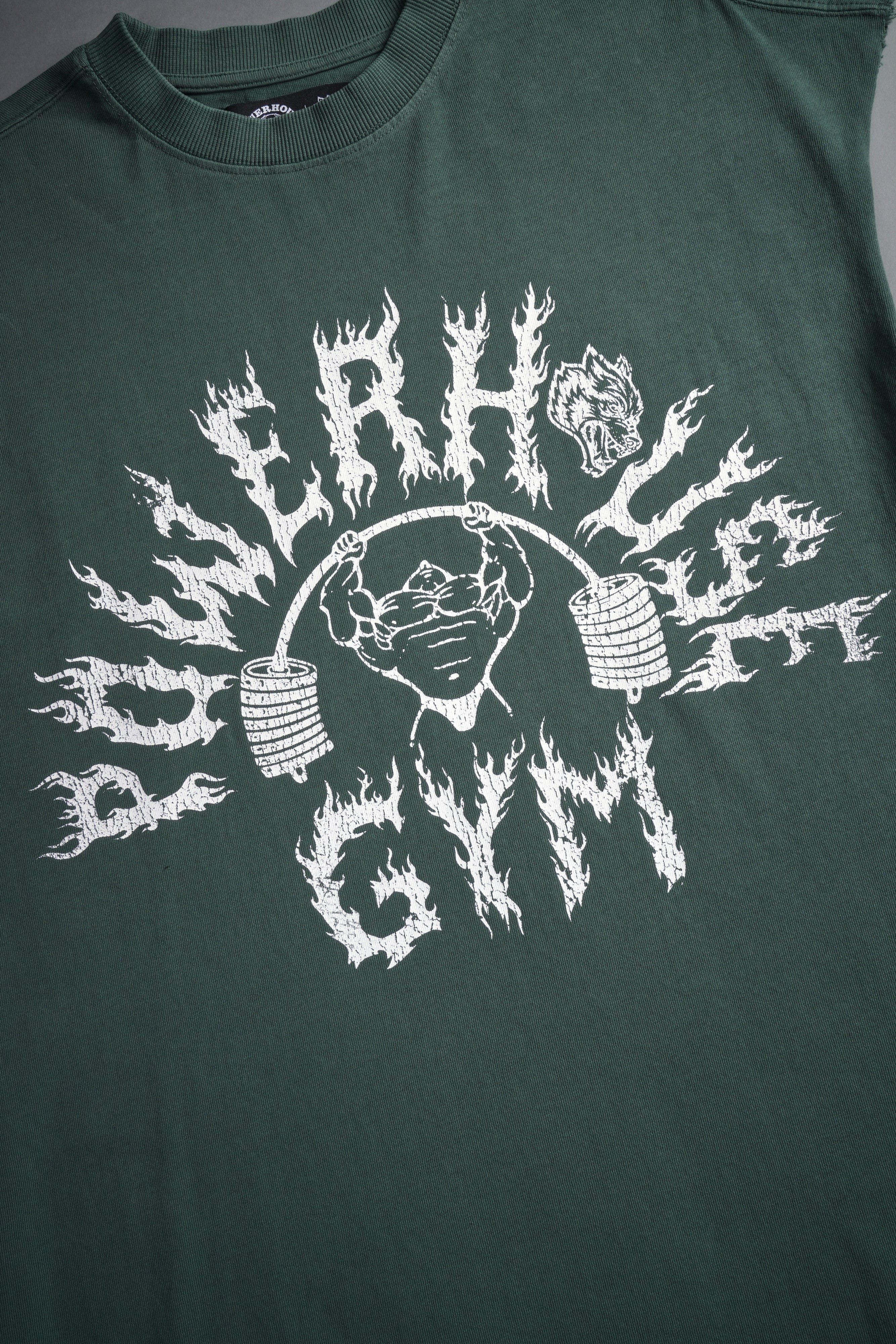 Iron Flame "Premium" Muscle Tee in Norse Green