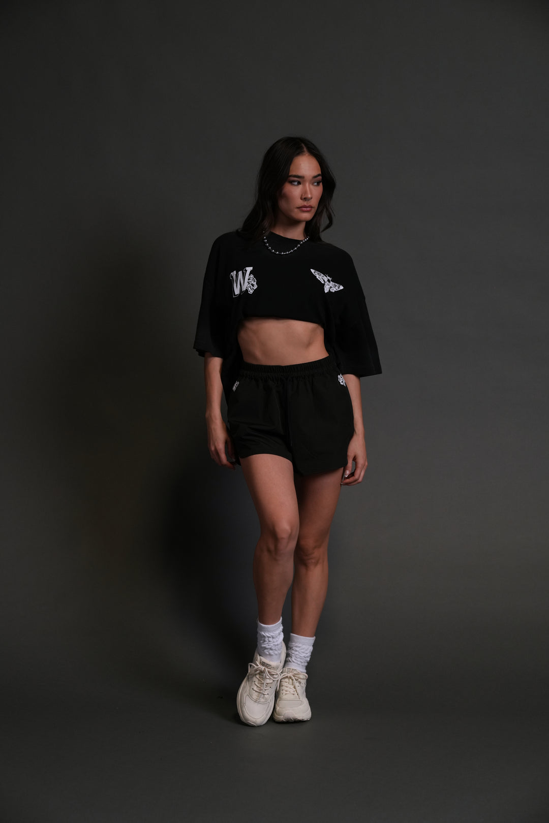 Fight Cancer 2025 "Premium" Oversized Tee in Black Drift Wash