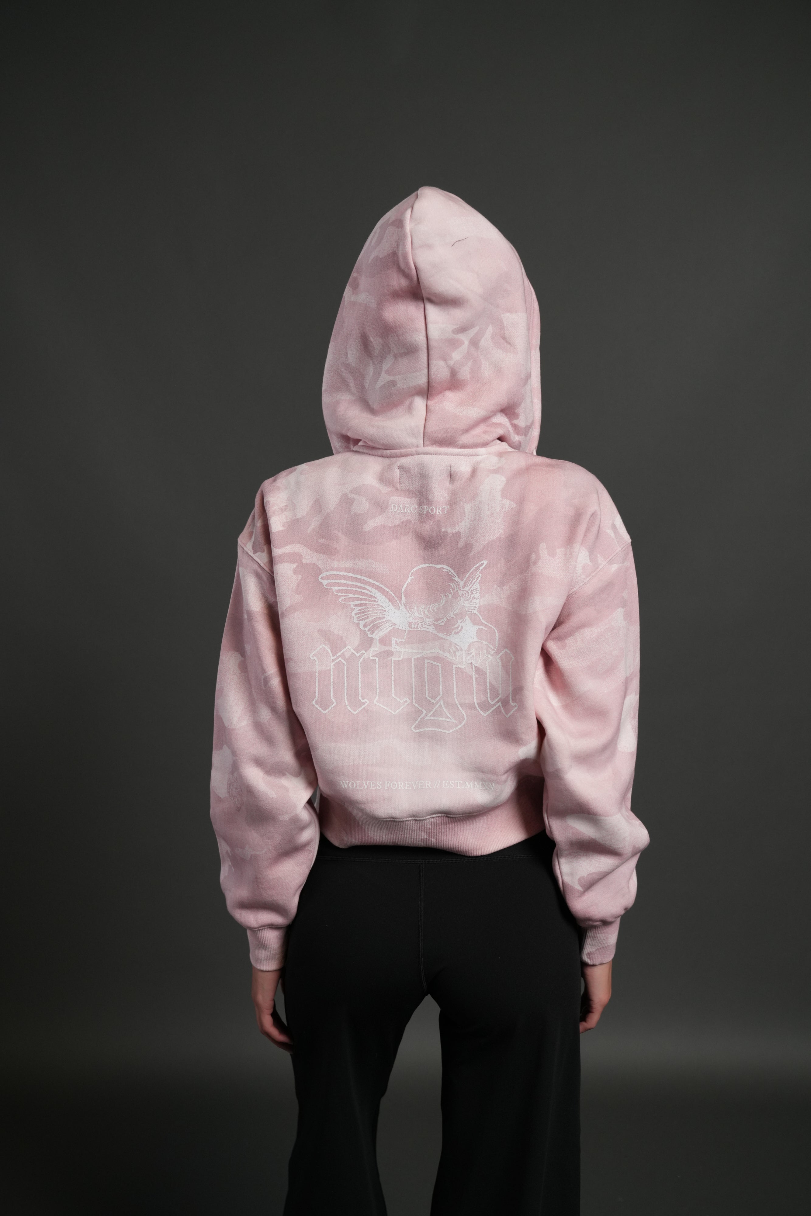 トップス LOS CHERUB SAGE CROPPED ZIP HOODIE Cherub NFGU 