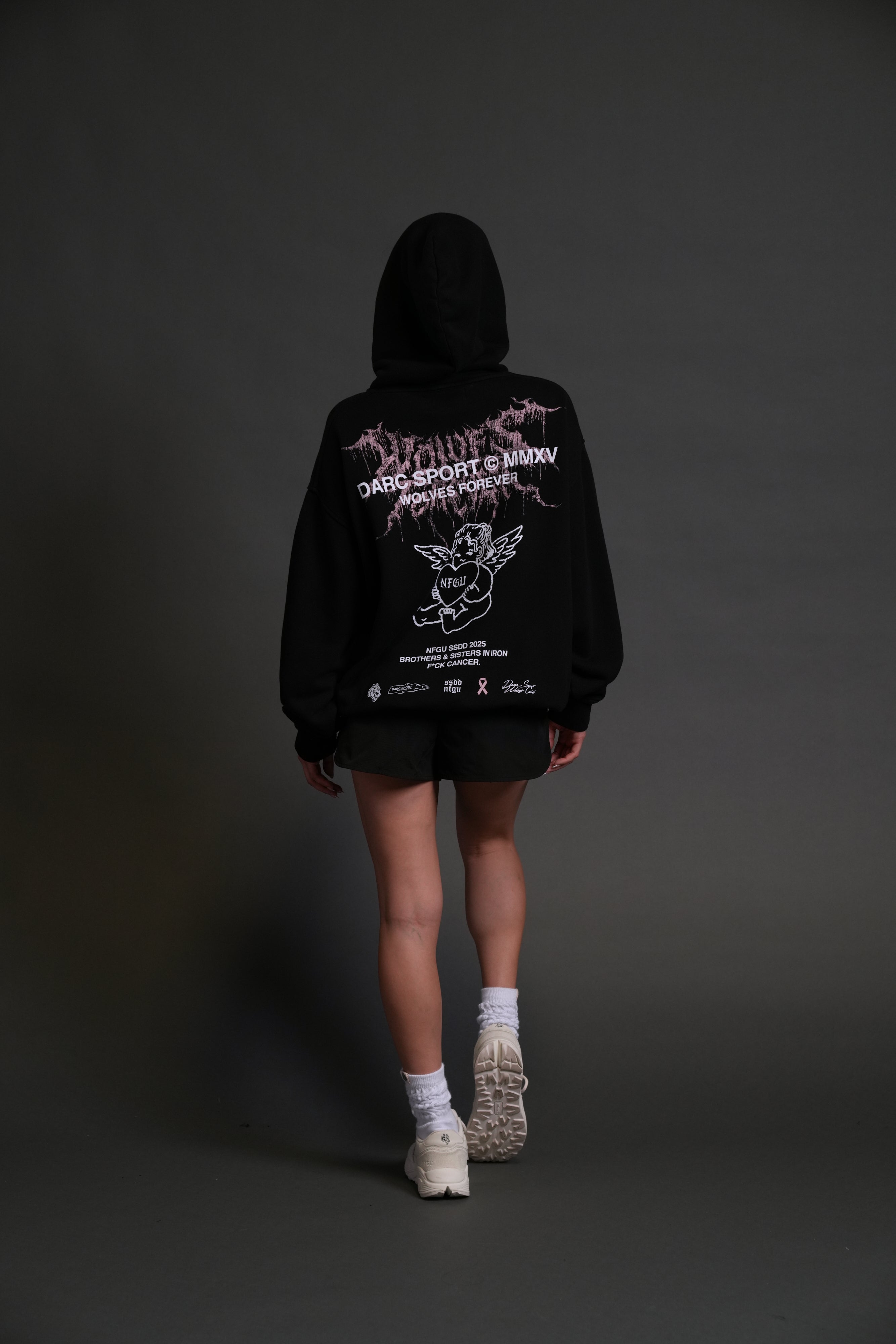 Cherub Core "Pierce" Hoodie in Black