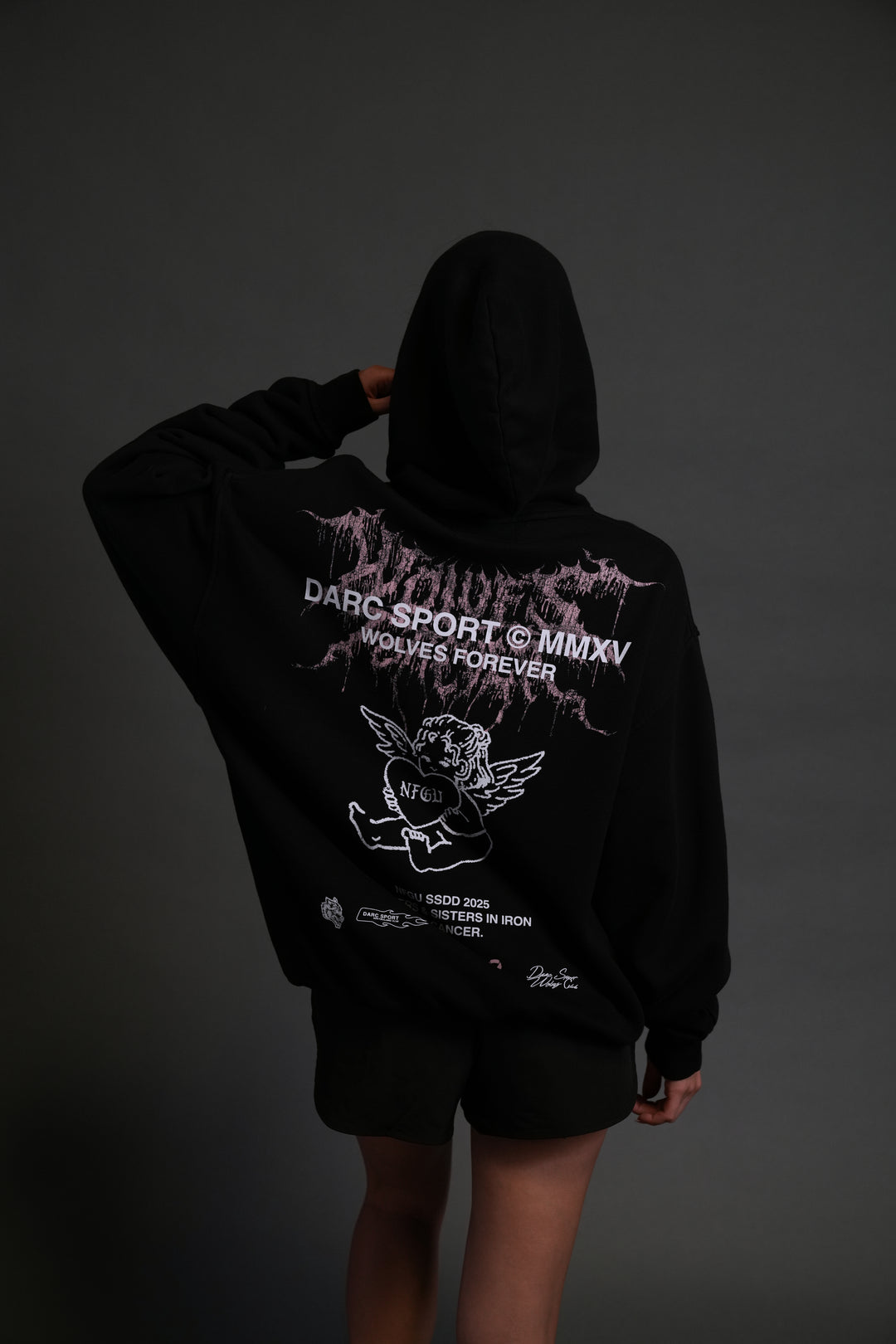 Cherub Core "Pierce" Hoodie in Black
