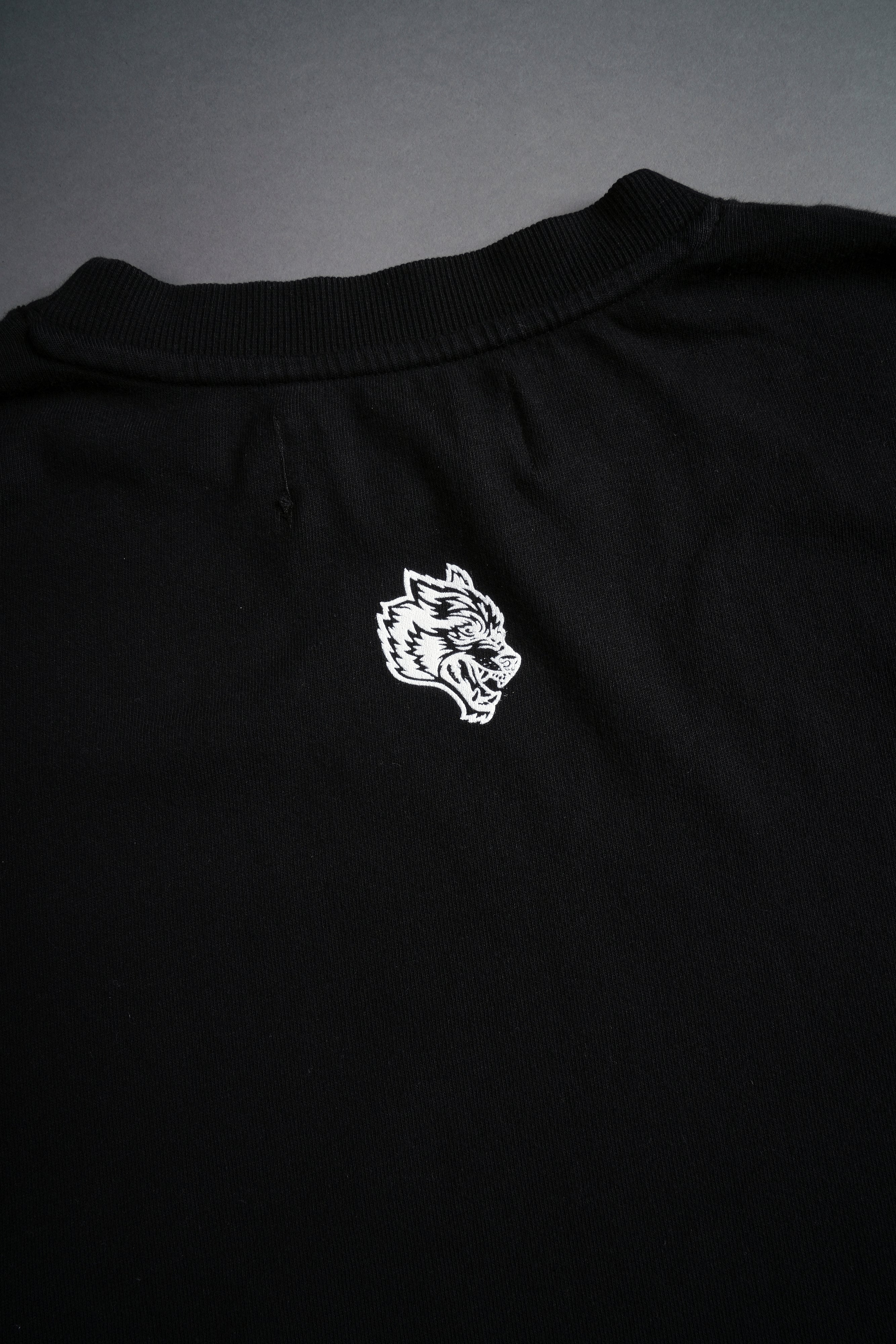 Three Heads Premium Raw Hem "Box Cut" Tee in Black