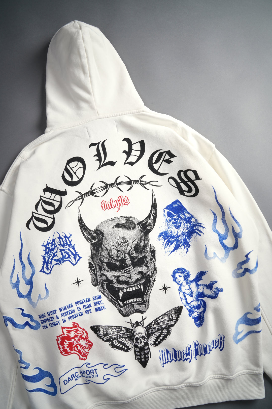 Live Or Die "Cornell" Hoodie in Cream