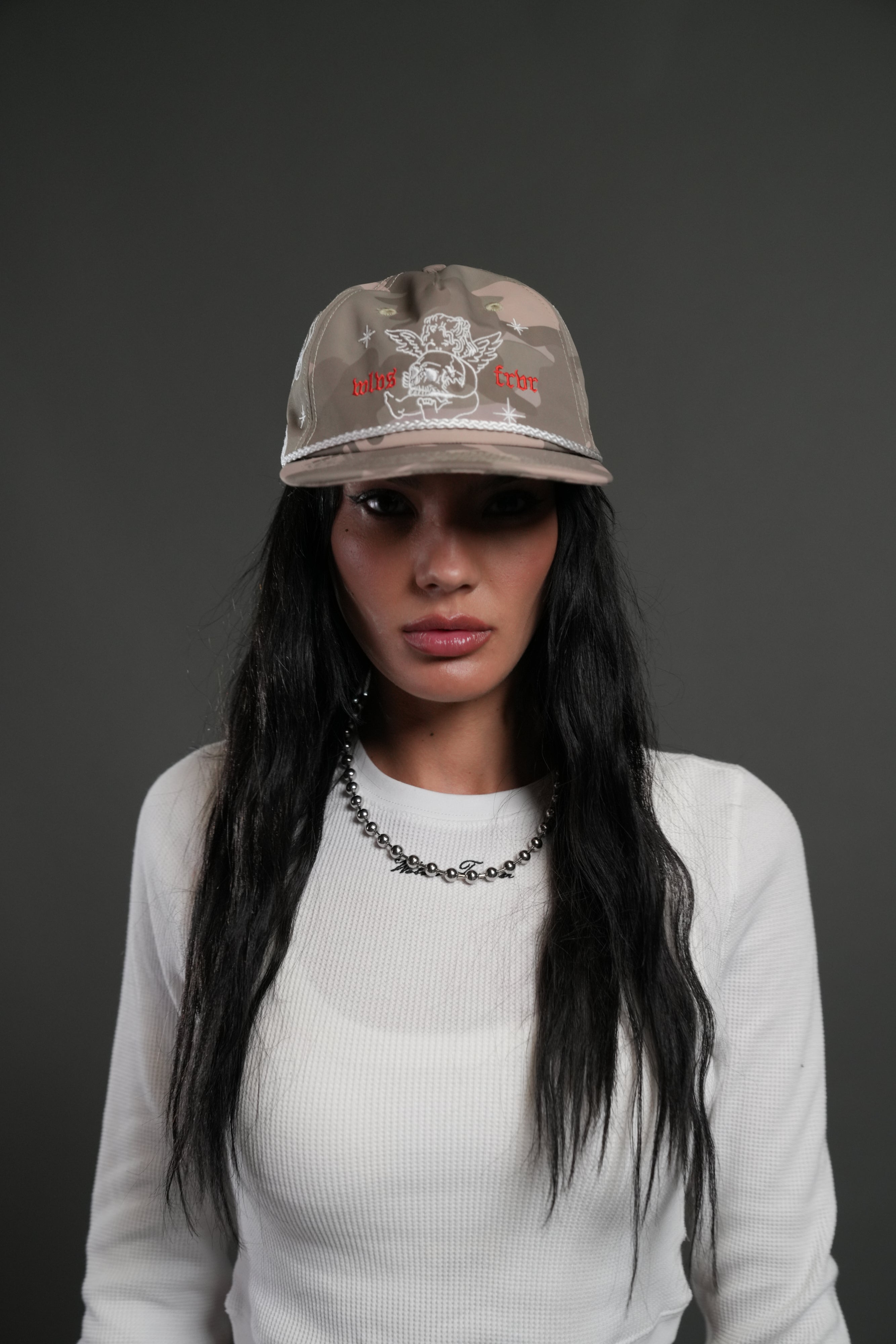 Oni Wolves Paradise Hat in Lush Vintage Woodland Camo