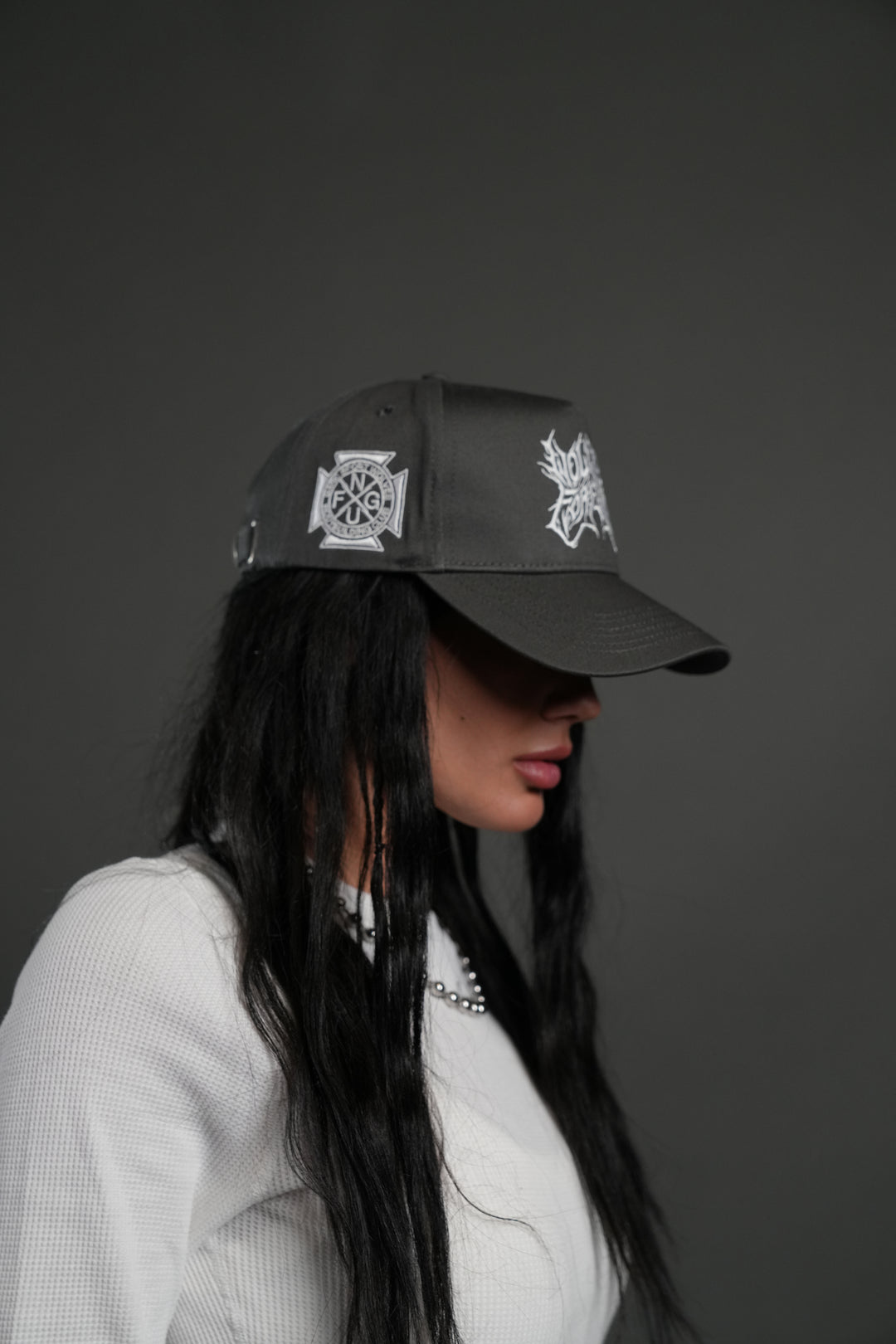 Sheer Loyalty 5 Panel Hat in Wolf Gray