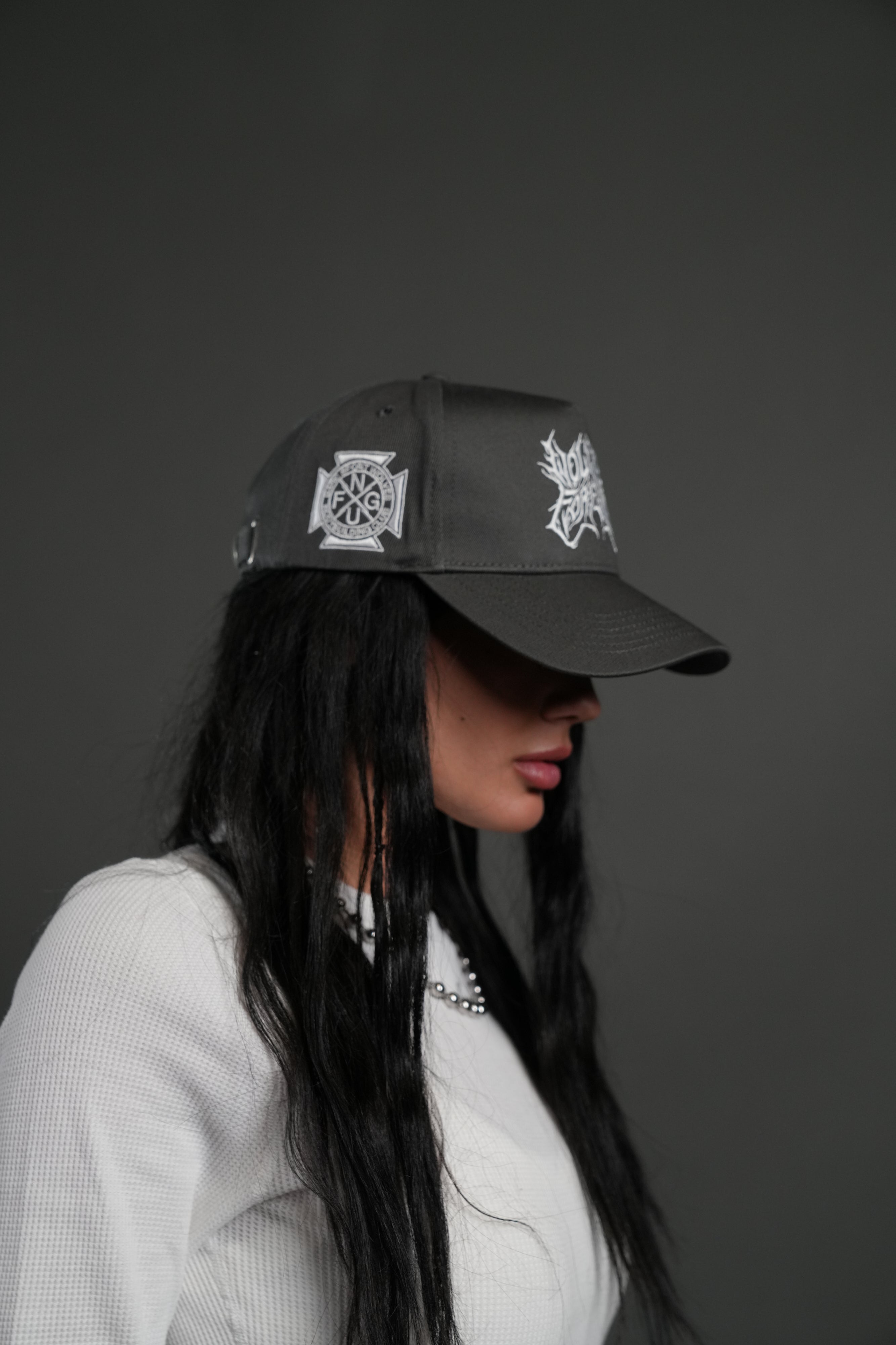 Sheer Loyalty 5 Panel Hat in Wolf Gray