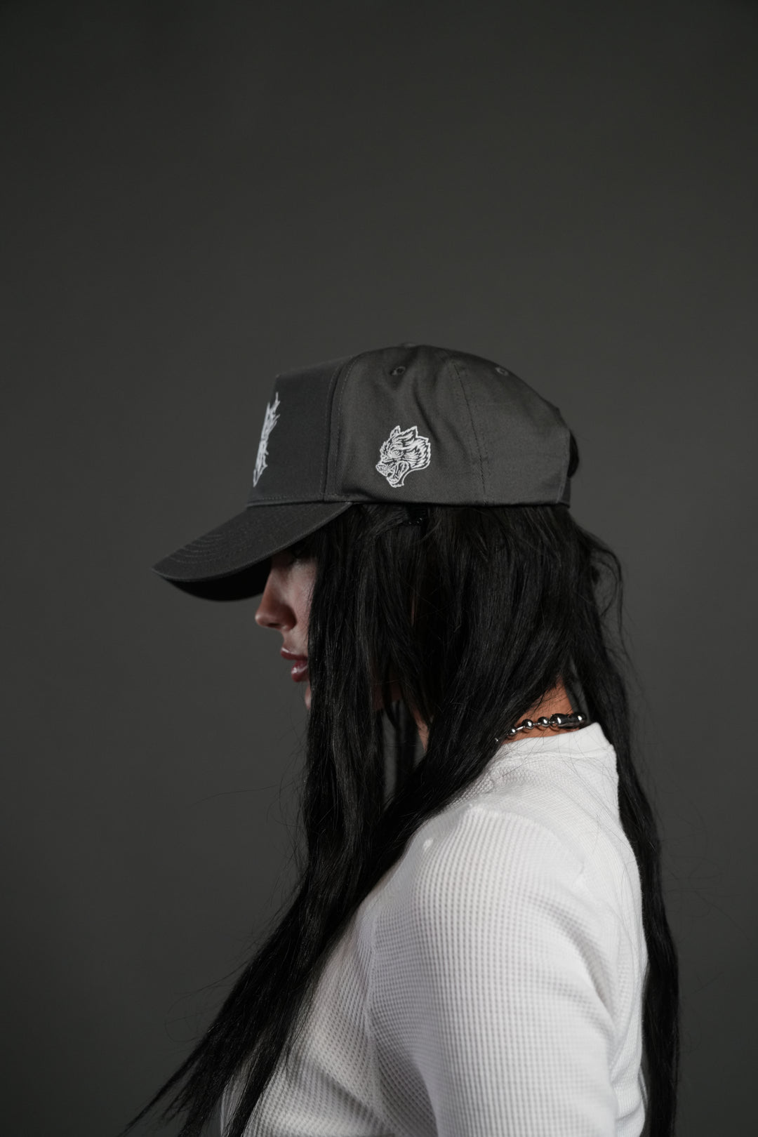 Sheer Loyalty 5 Panel Hat in Wolf Gray