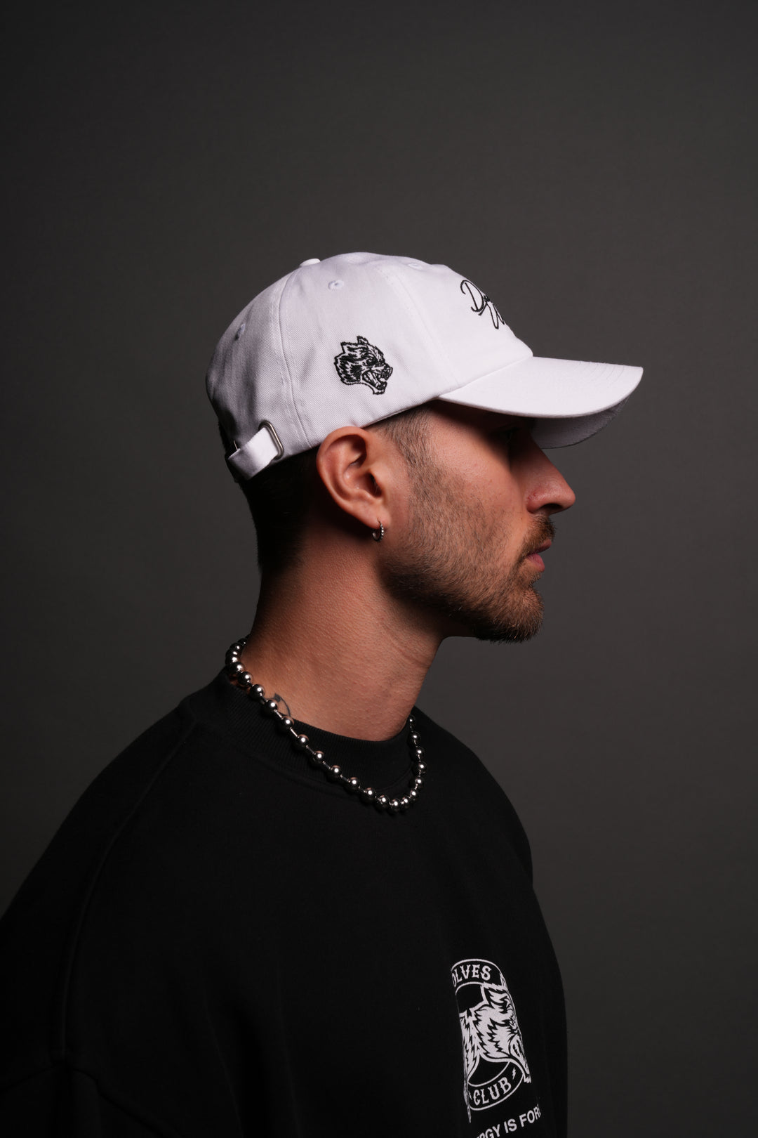 Written in Strength Dad Hat V2 in White