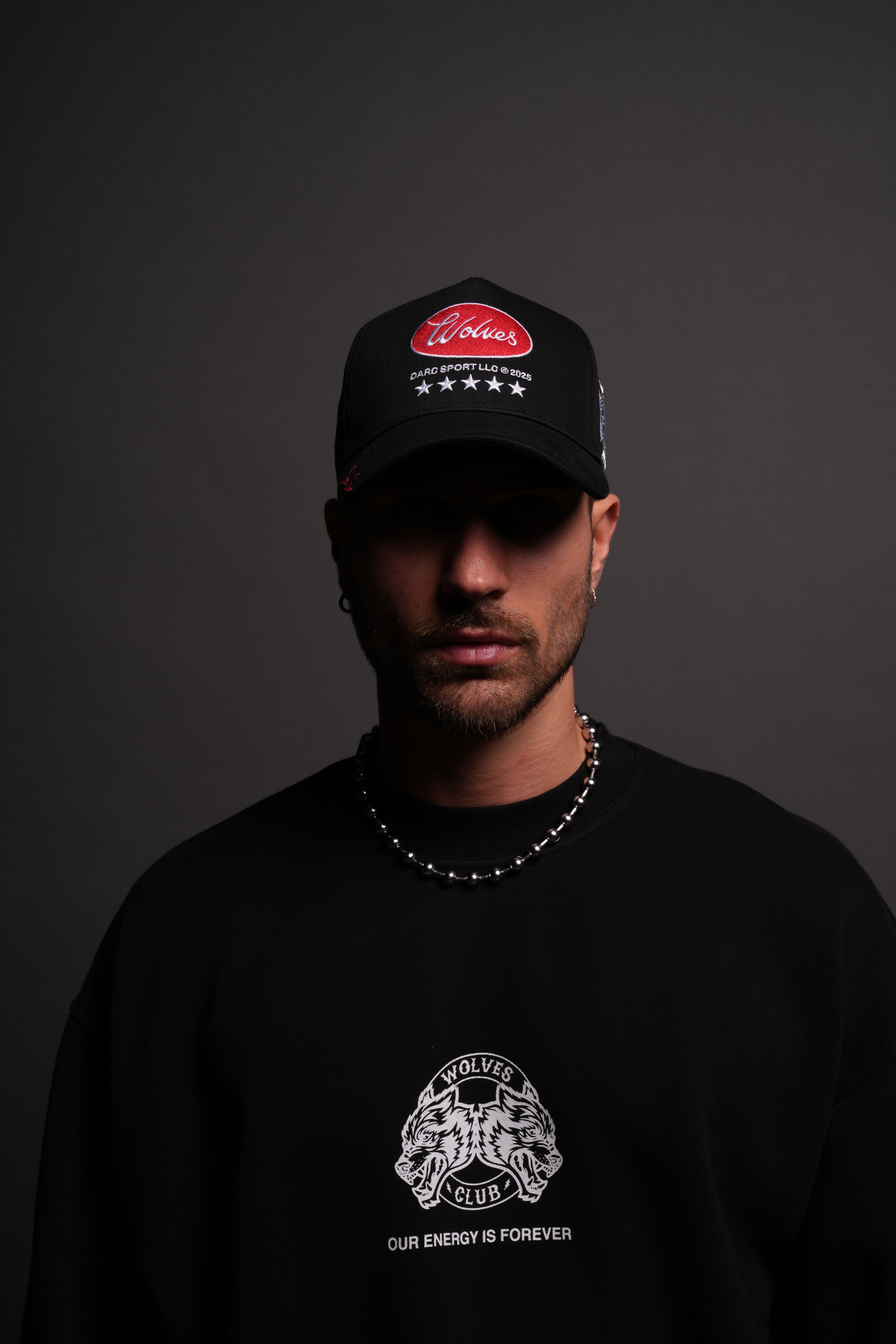Us Forever 5 Panel Hat in Black