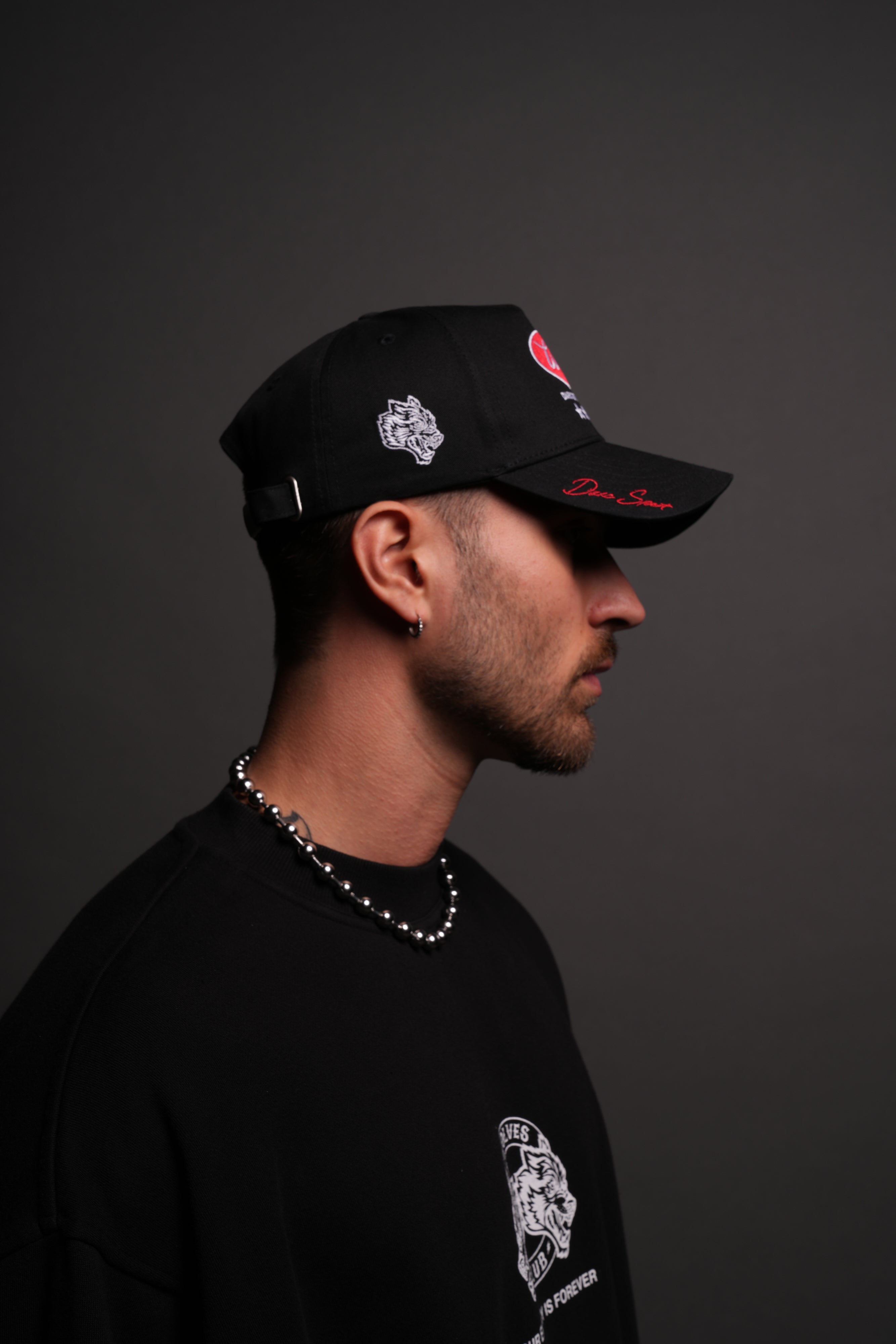 Us Forever 5 Panel Hat in Black