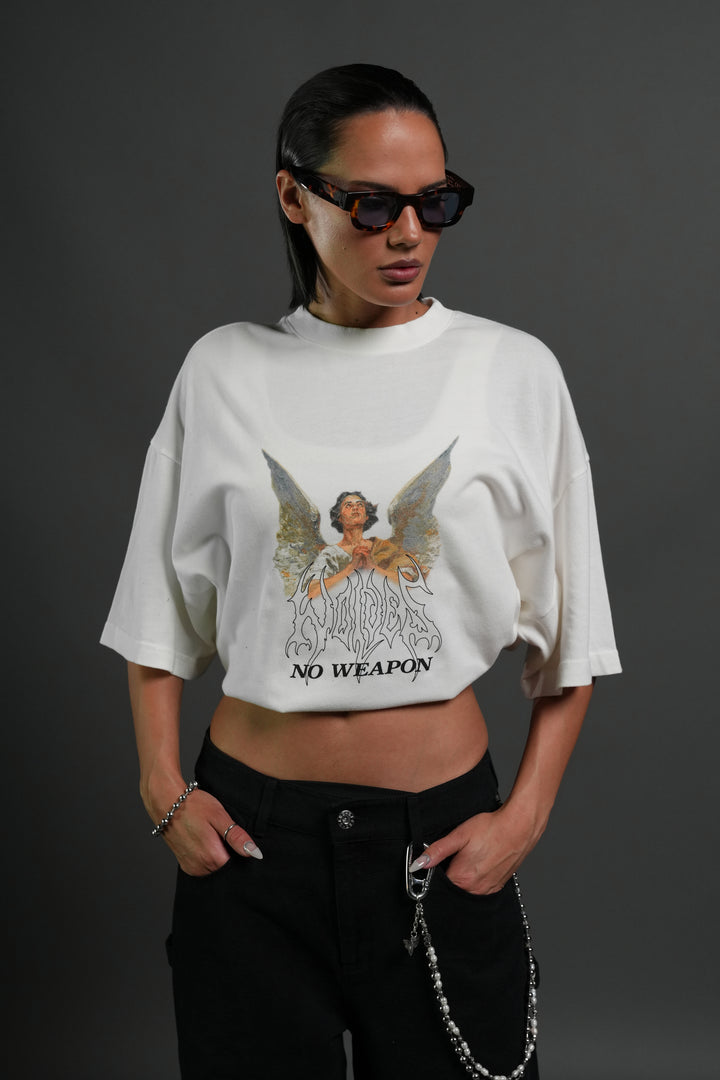Consecration "Pump Cover" Tee in Cream