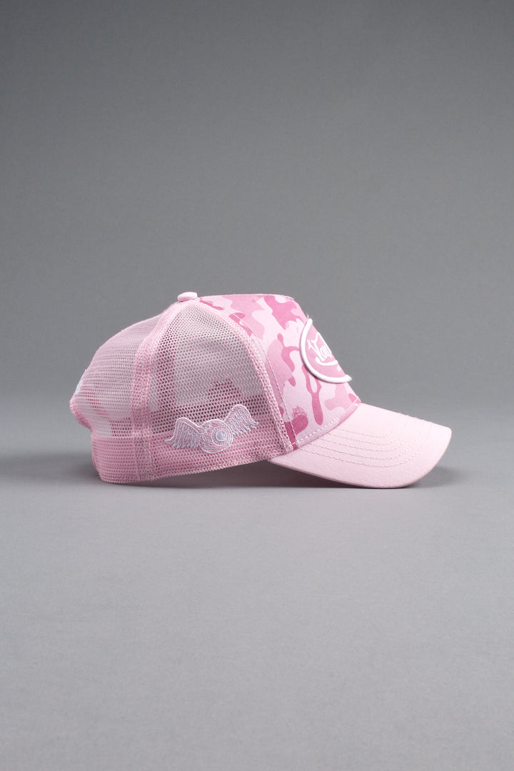 DSVD Collab Trucker Hat in DSVD Bubblegum Camo