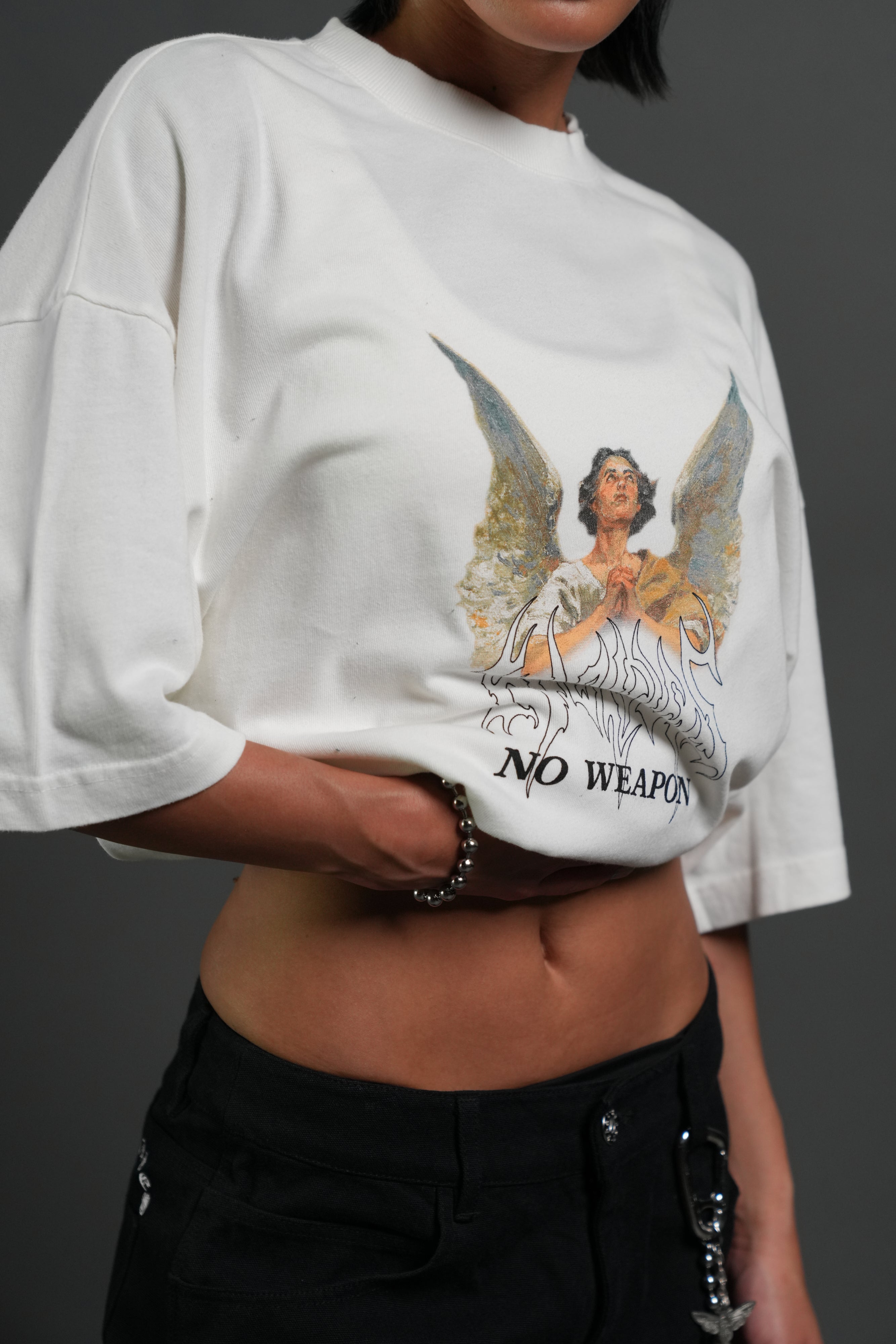 Consecration "Pump Cover" Tee in Cream