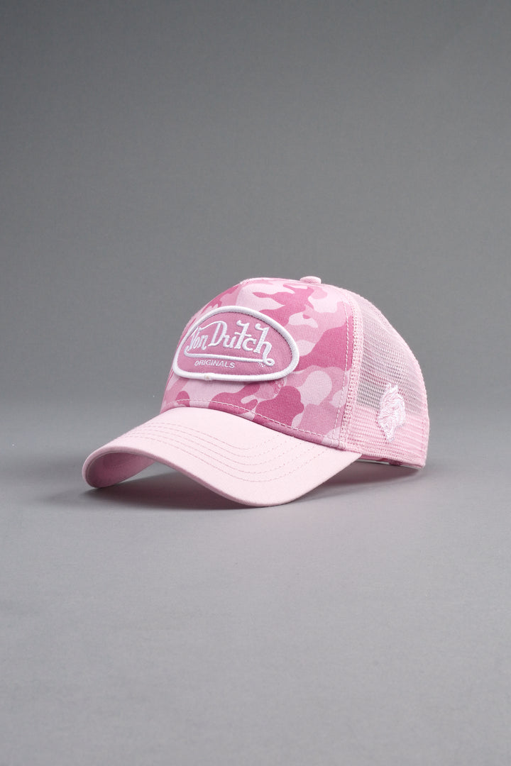 DSVD Collab Trucker Hat in DSVD Bubblegum Camo
